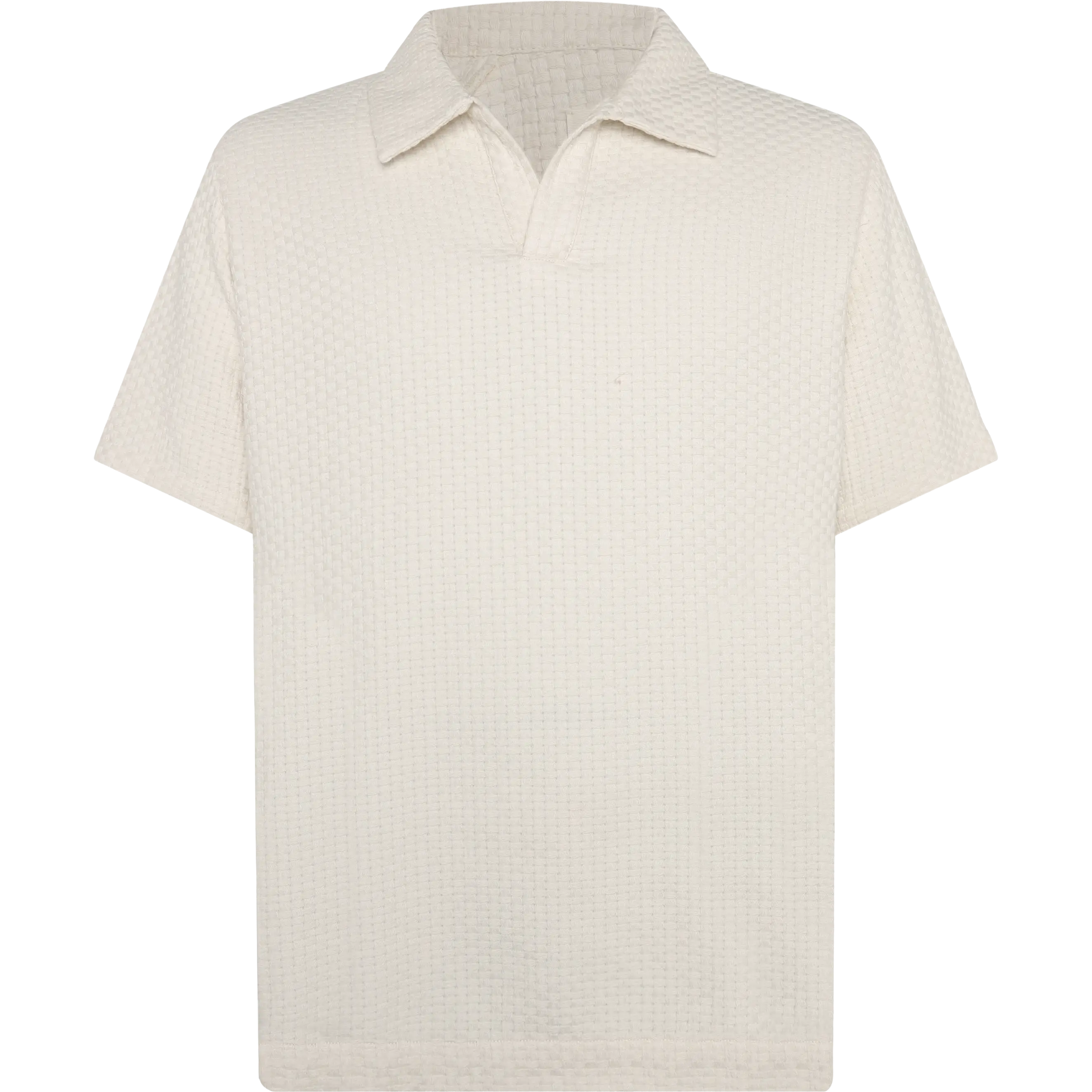 Knowledge Cotton Apparel Structure Polo Men - Egret - L - Poloshirts