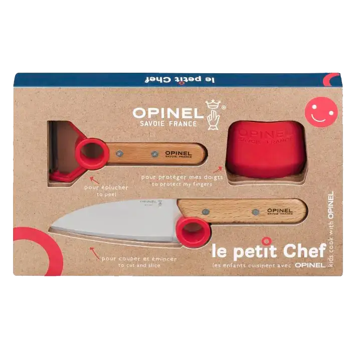 Opinel Le Petit Chef Set køkkensæt til børn - Natur - One size - Diverse udstyr til børn