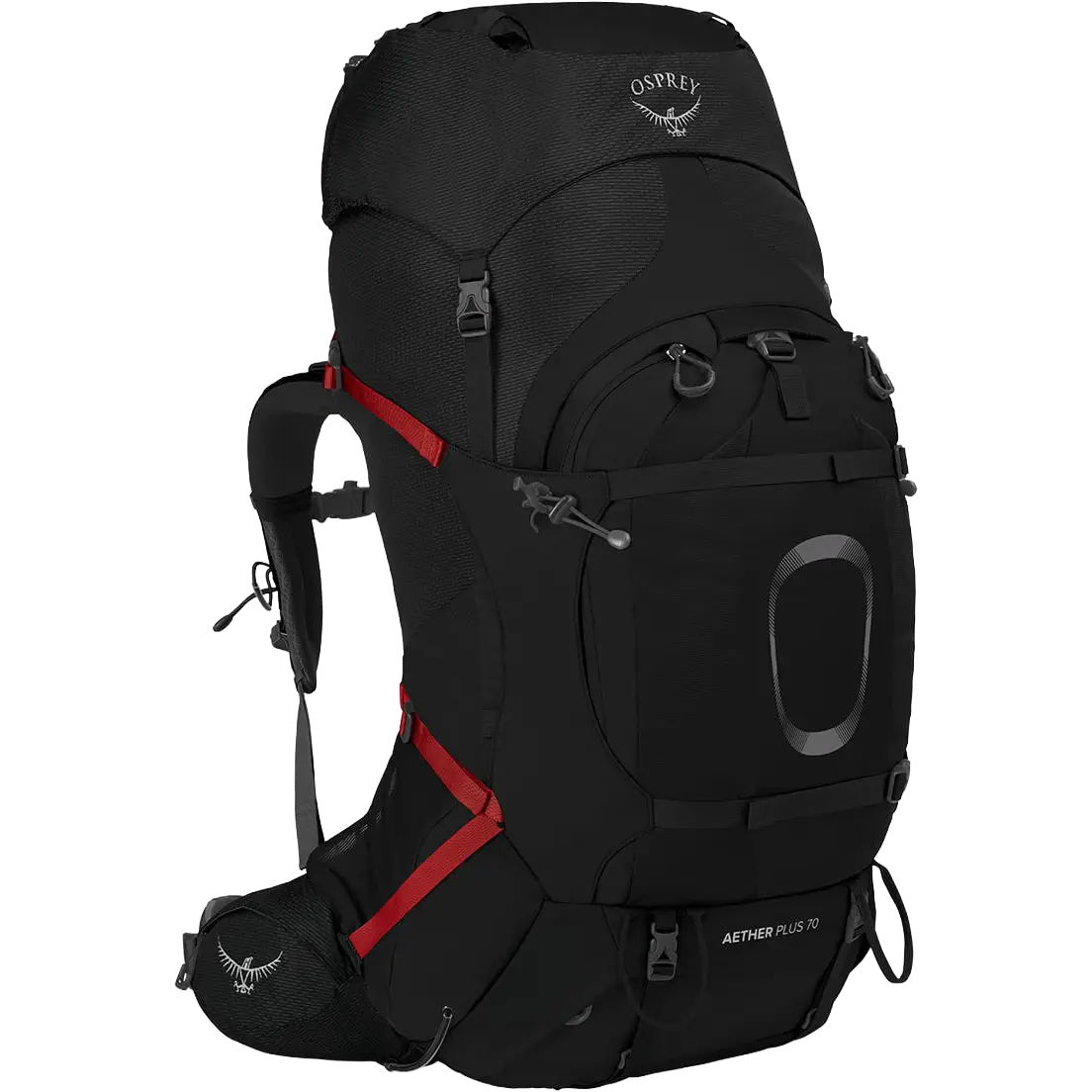 Osprey Aether Plus 70 rygsæk - Black - S/M - Store rygsække