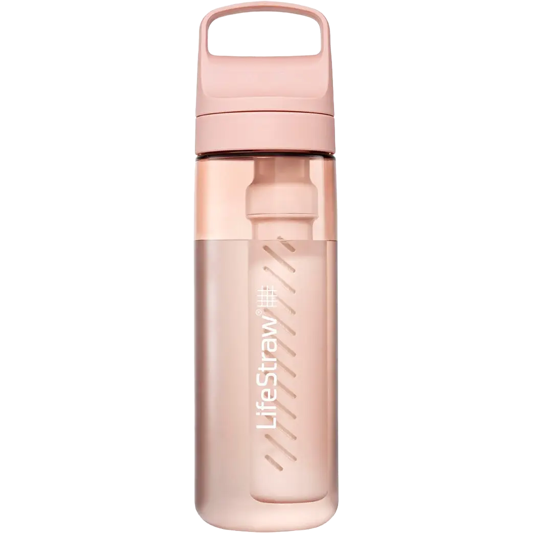 LifeStraw Go 2.0 Water Filter Bottle 22oz /0,65 liter - Cherry Blossom Pink - One size - Vandflaske