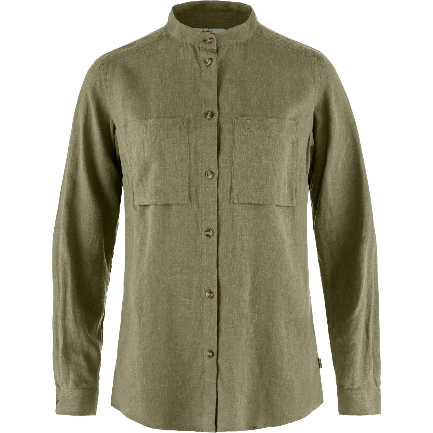 Fjällräven Övik Hemp Shirt LS Women - Green - XS - Langærmet skjorter