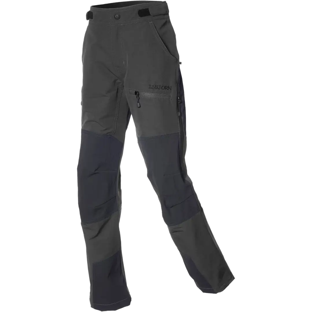 Isbjörn Trapper Pant II Teens børnebukser - Graphite - 146/152 - Outdoorbukser til børn