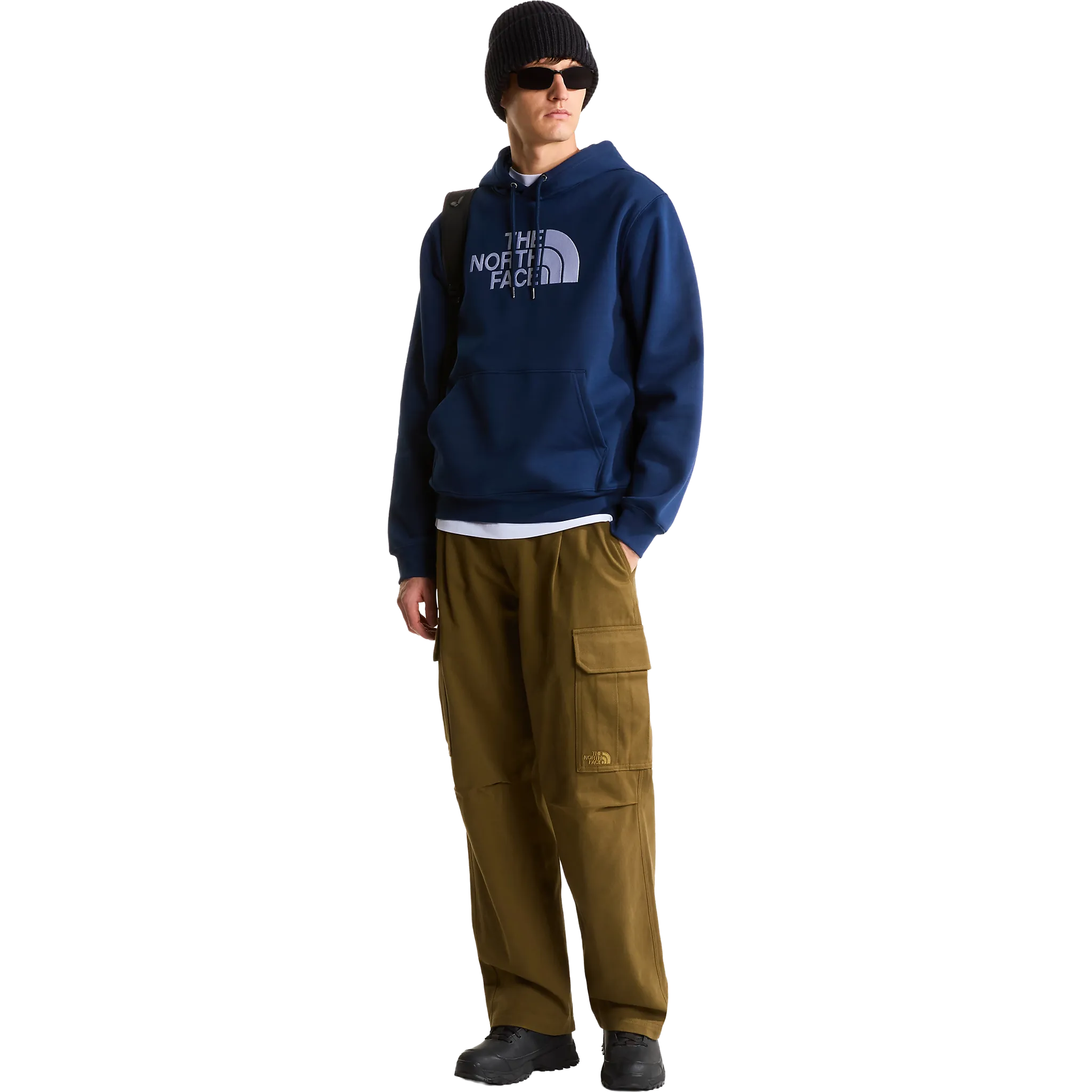 TNF Essential Drew Peak Regular Hoodie Herr