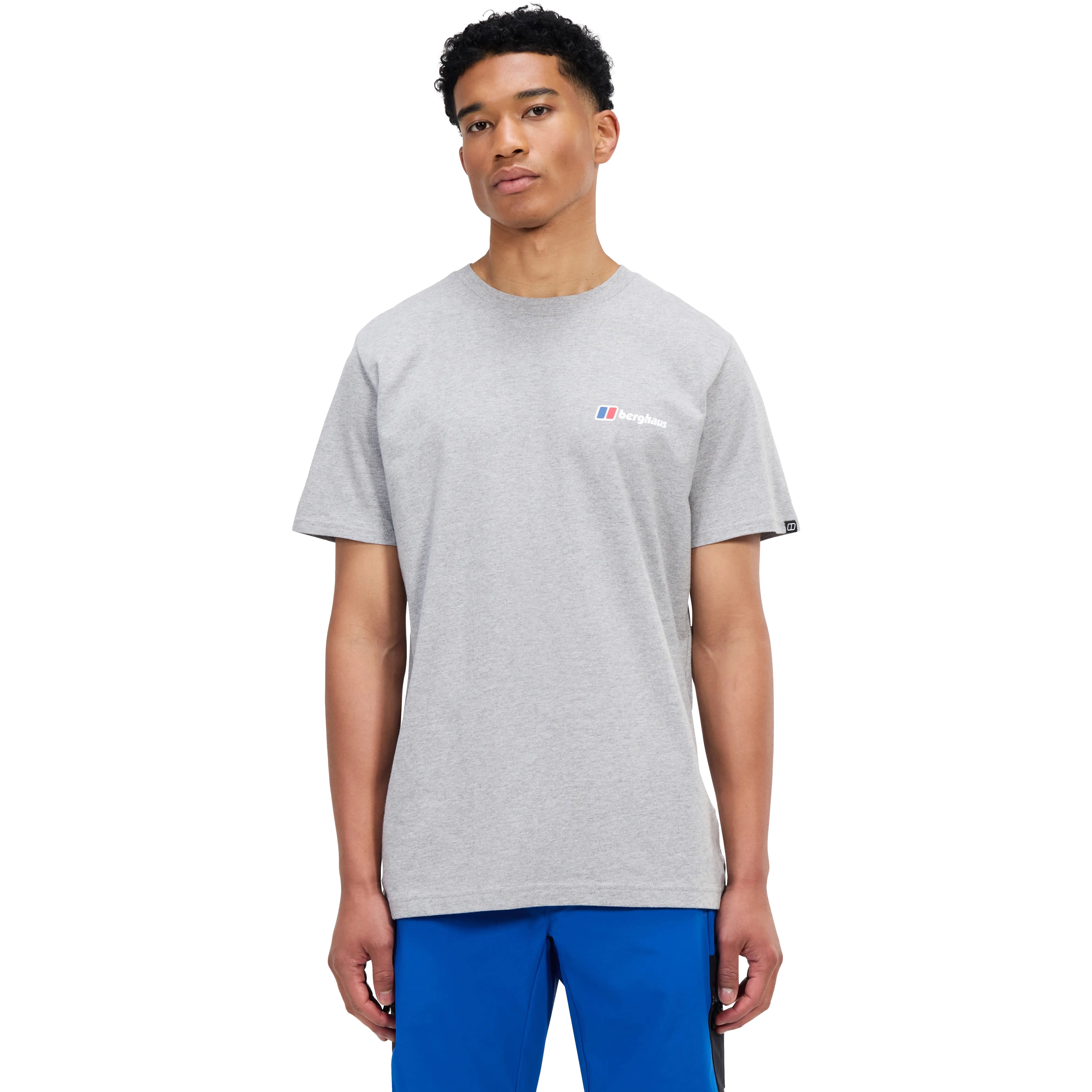 Berghaus Class Logo Tee Men - Grey Marl Bci - L - Kortærmet T-shirts