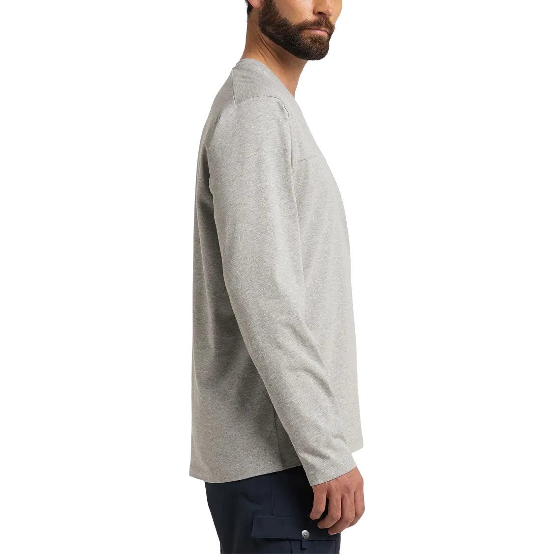 Curious LS Men herr-T-shirt
