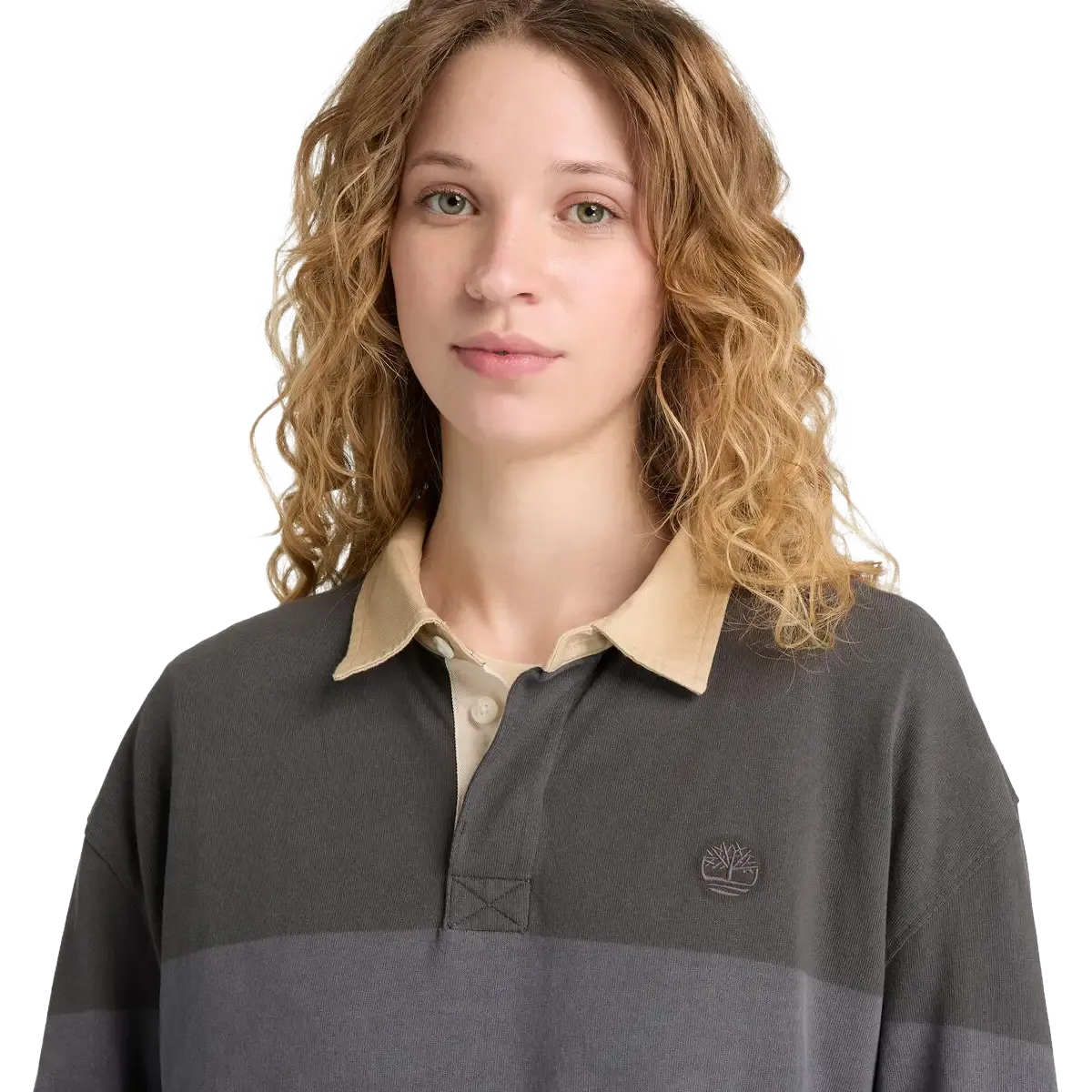LS Striped Rugby Polo Men