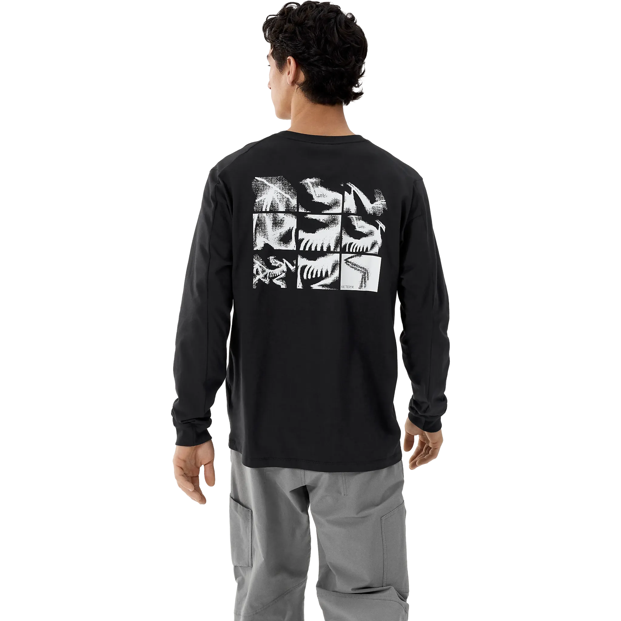Kragg SL Cotton Bird Tile LS Men blus