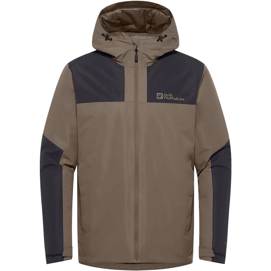 Jack Wolfskin Jasper Insulated Jacket Men herrejakke - Cold Coffee - 2XL - Vinterjakker