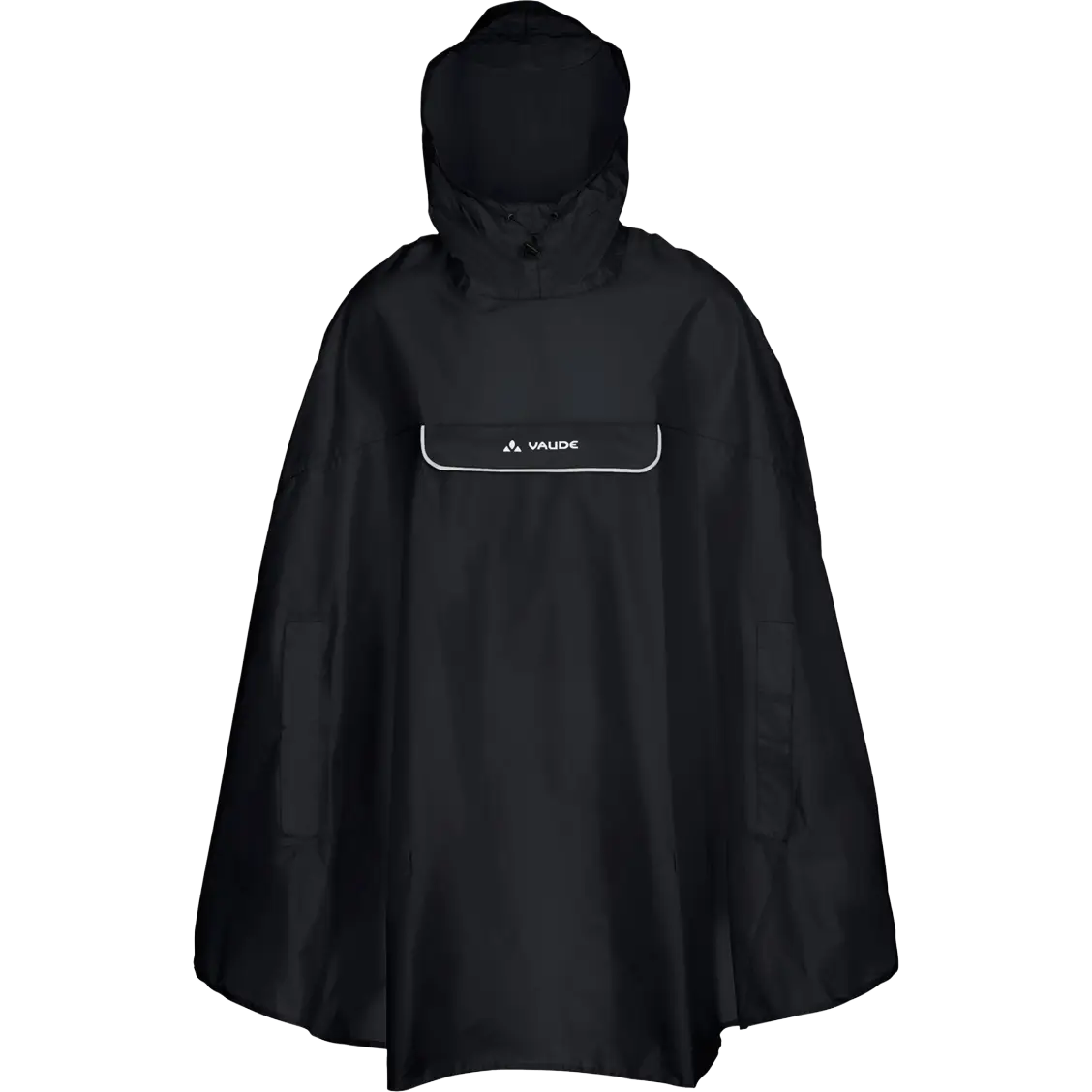 Vaude Valdipino Poncho regnslag - Black Uni - L - Regnslag og ponchoer