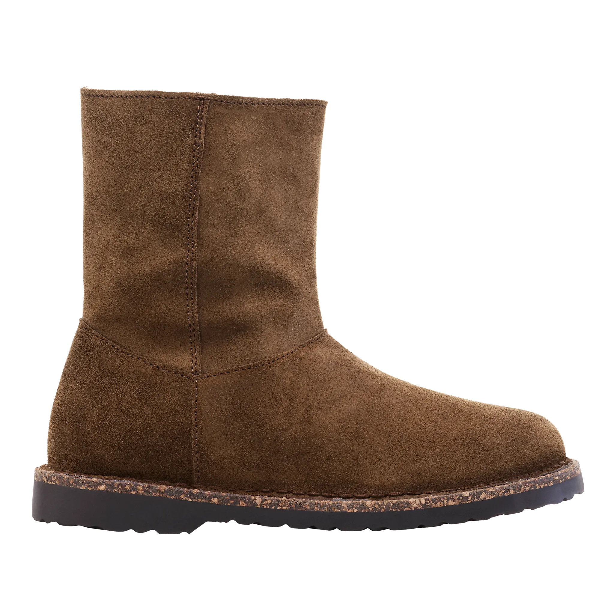Uppsala Zip Shearling Suede Leather Narrow