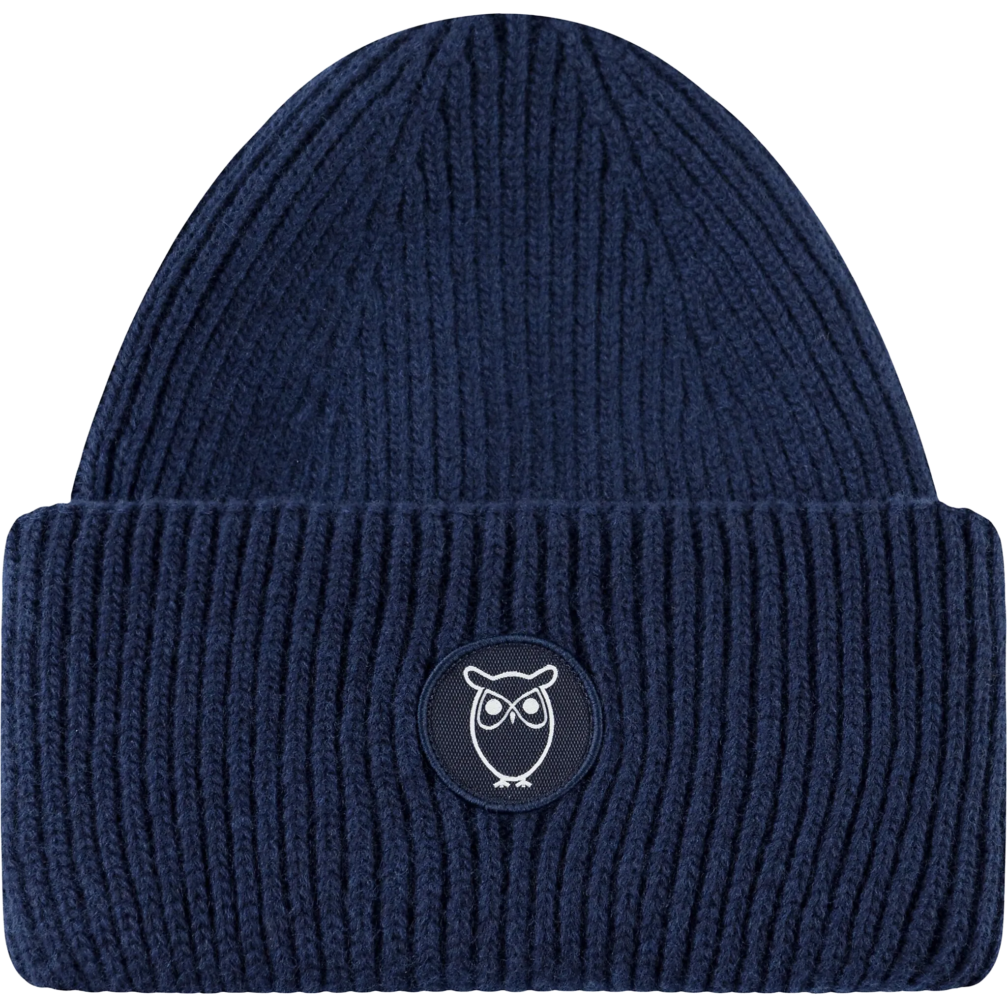 Wool Badge Beanie Women