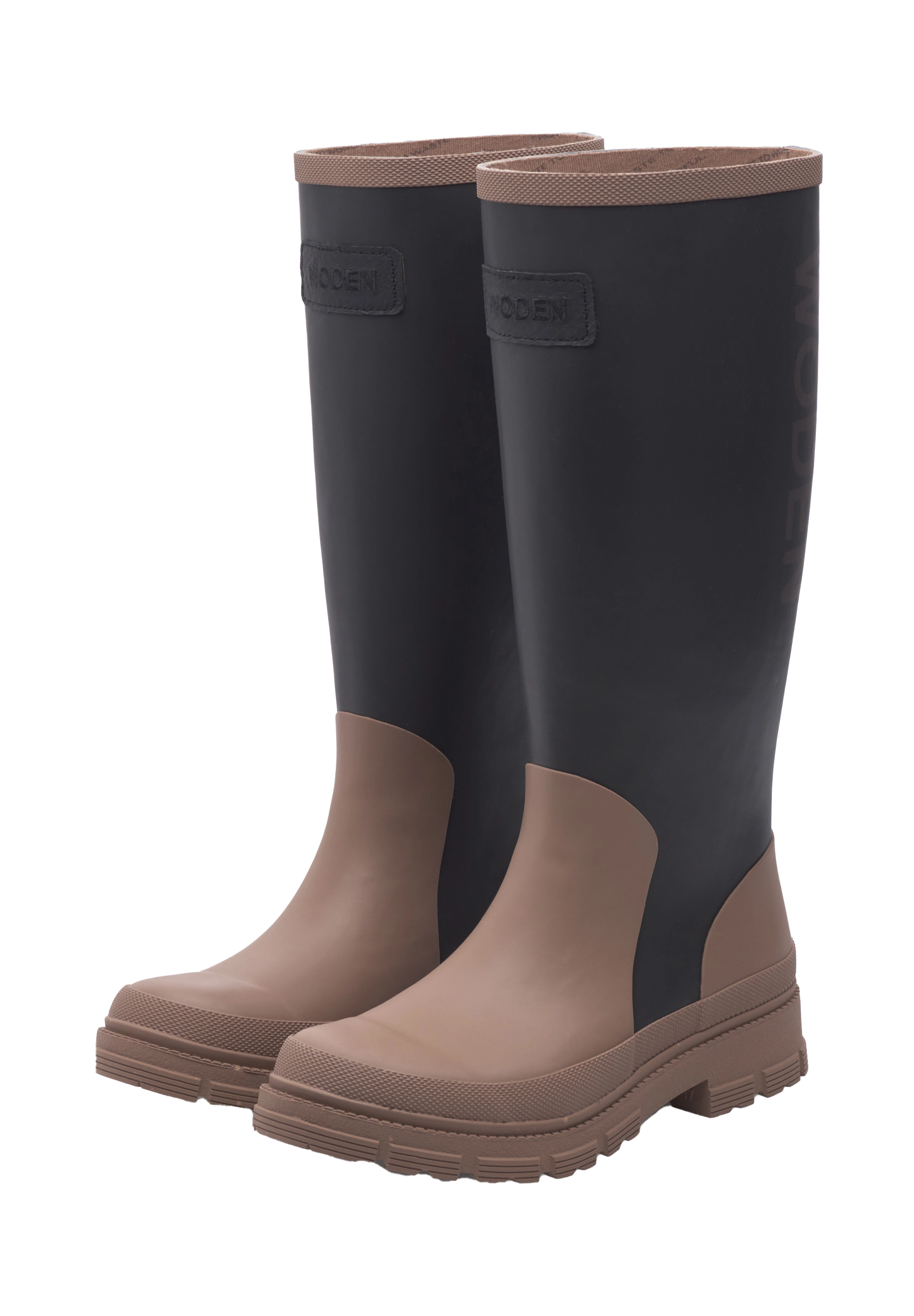 WODEN Le Waterproof Women - Black/Cortado - 37 - Gummistøvler