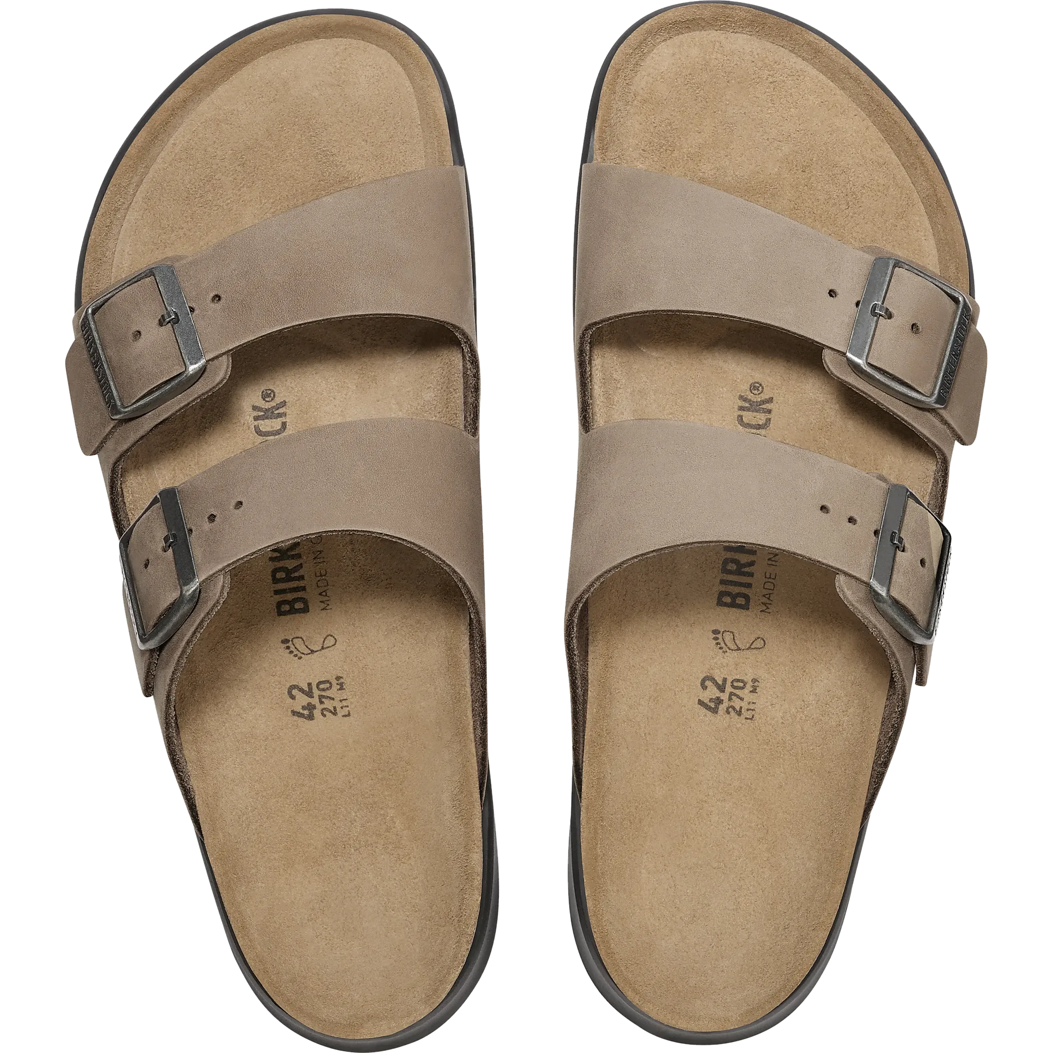 Arizona Crosstown Waxy Leather Herrsandaler