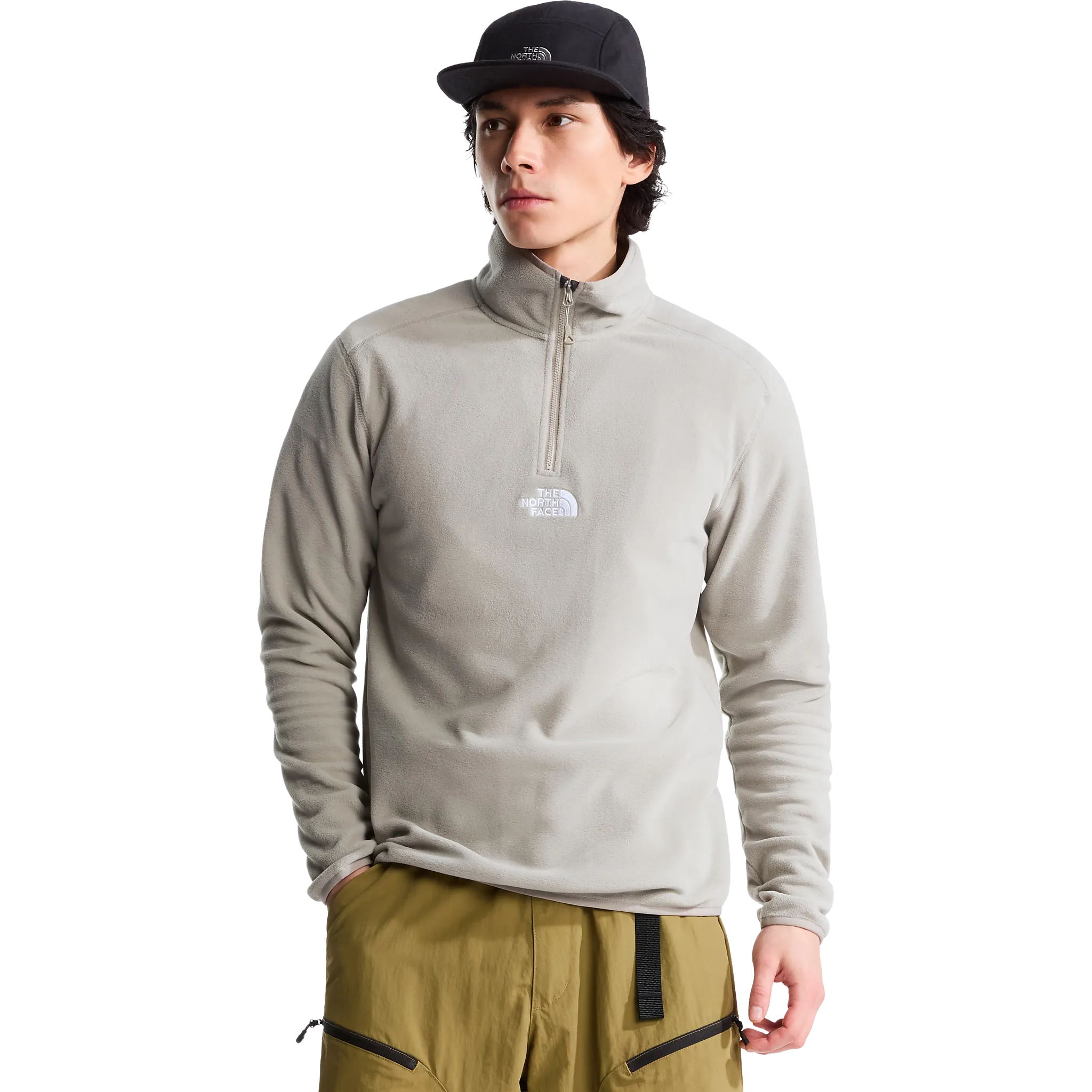 Glacier 1/4 Zip Embroidered Logo Men