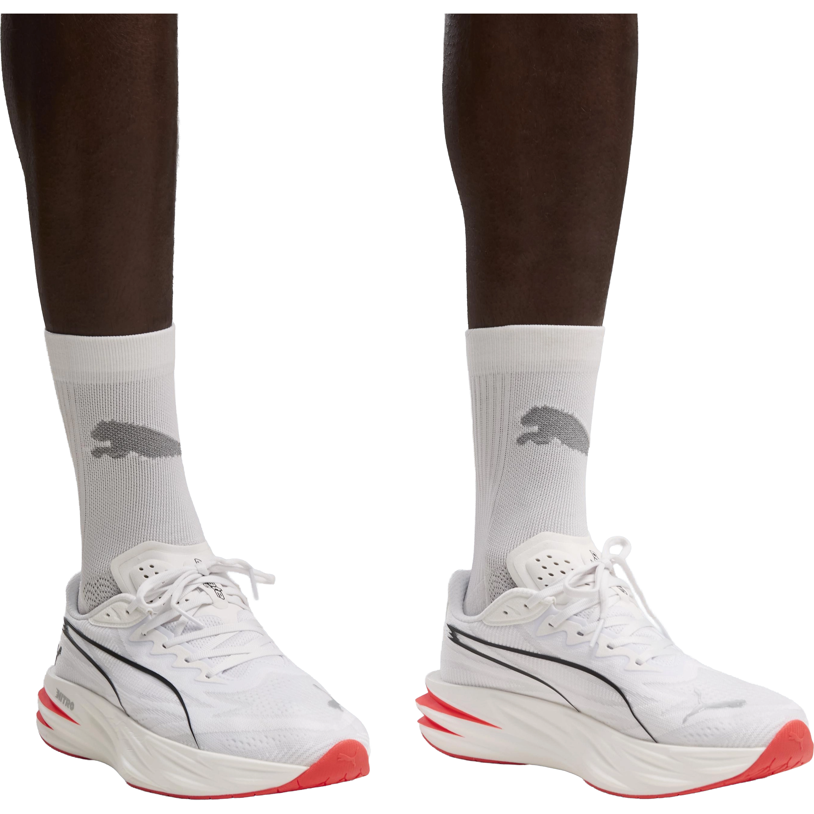 Puma Deviate Pure Nitro Men - Puma White - 42 - Løbesko