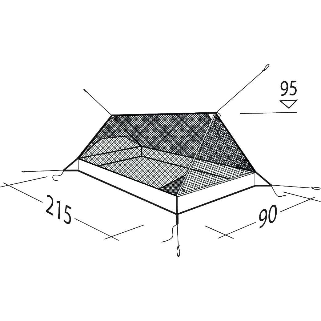 Vestis 1 Mesh Tent UL 1 prs. telt
