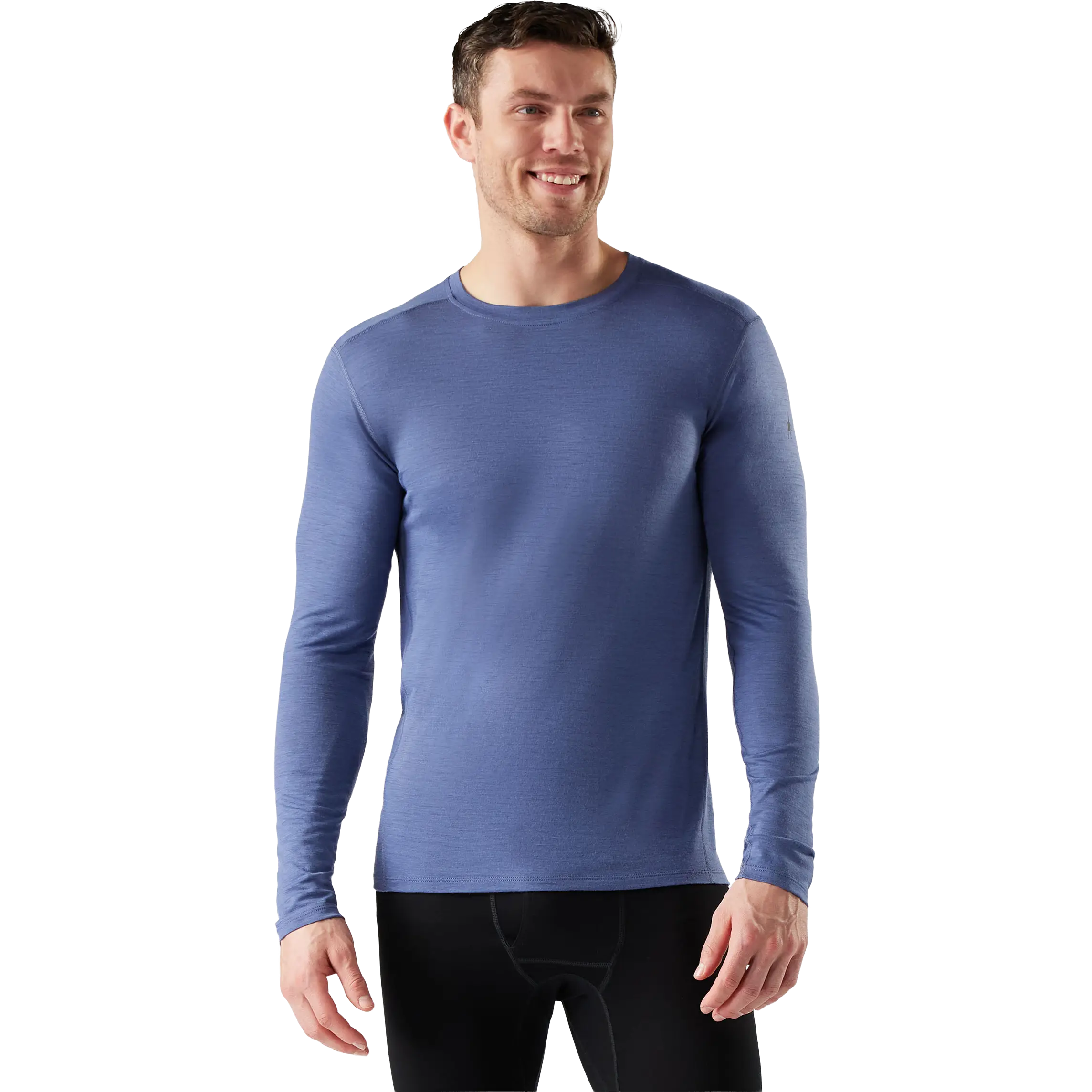 Smartwool All-Season Merino Baselayer LS Men uldundertrøje - Nightfall Blue - XXL - Undertrøjer