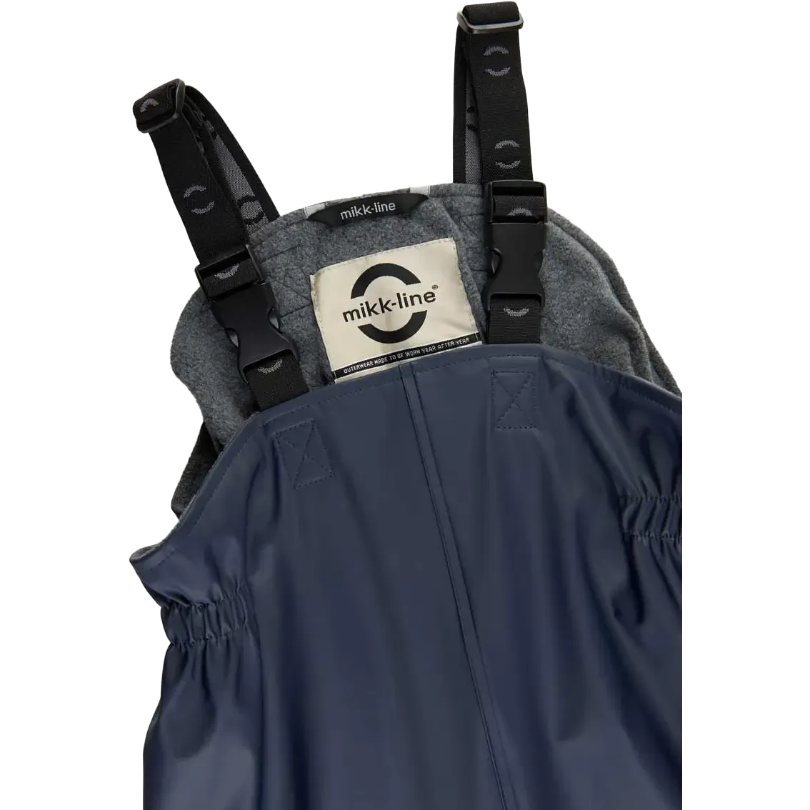PU Rain Set m. fleece og seler regnsæt str. 86-104