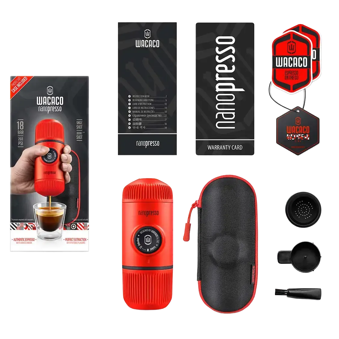 Nanopresso Espressobryggare + Fodral