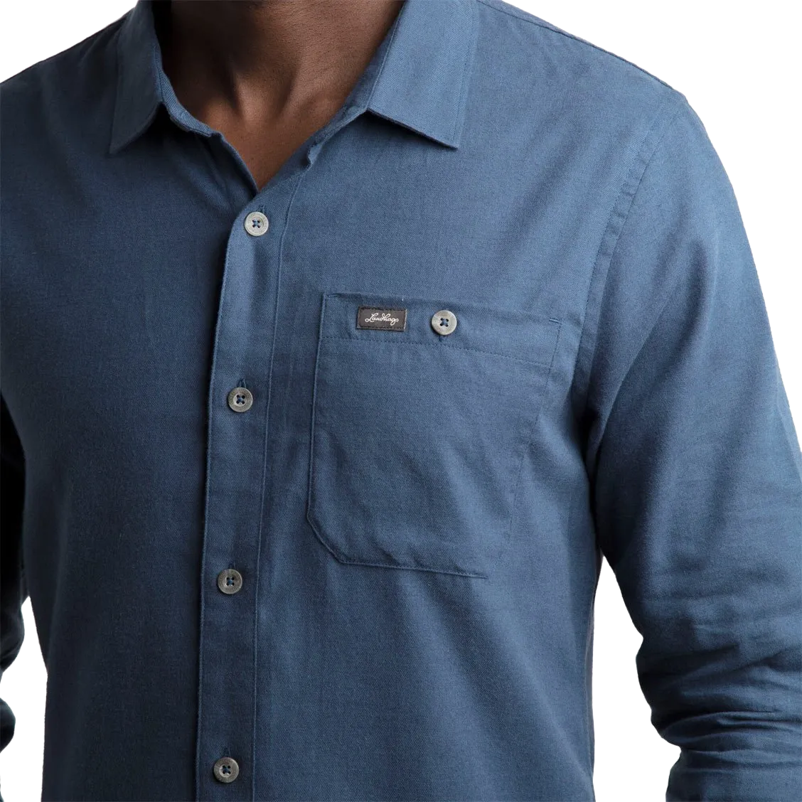Ekren Solid LS Shirt Men herrskjorta