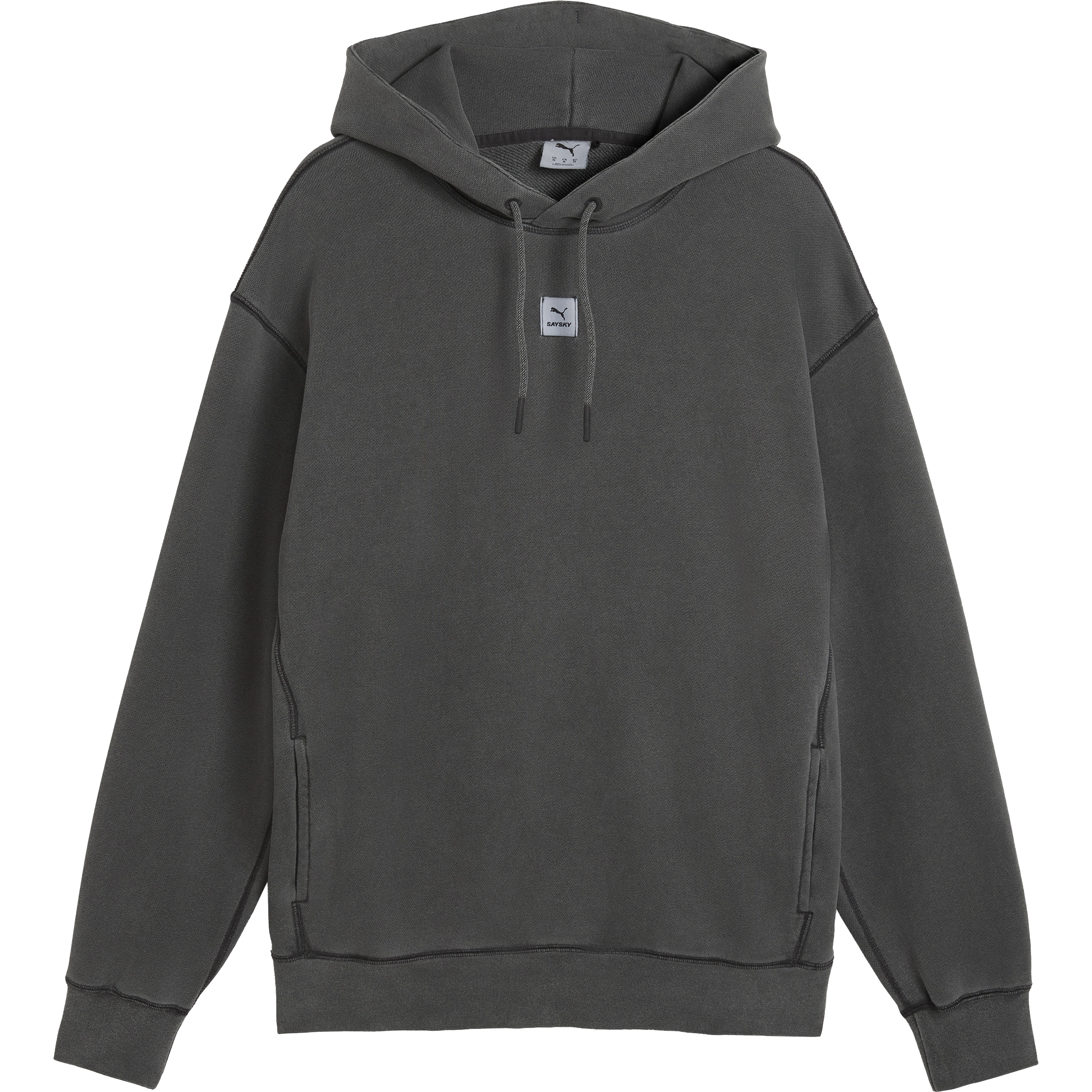 PUMA X SAYSKY Graphic Sweatshirt Unisex - Flat Dark Gray - L - Sweatshirts