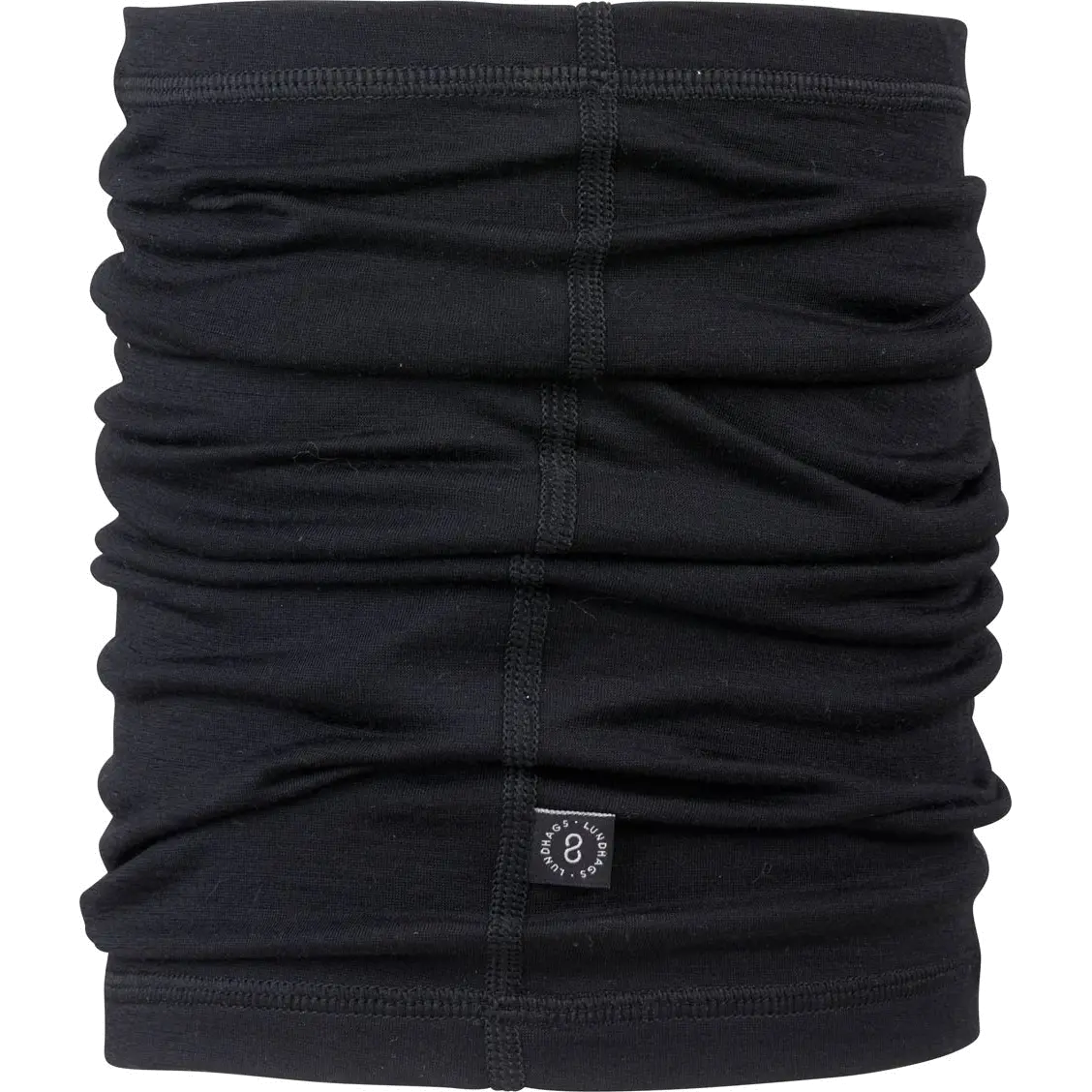 Lundhags Gimmer Merino Lt Tube halsedisse - Black - One size - Halsedisser