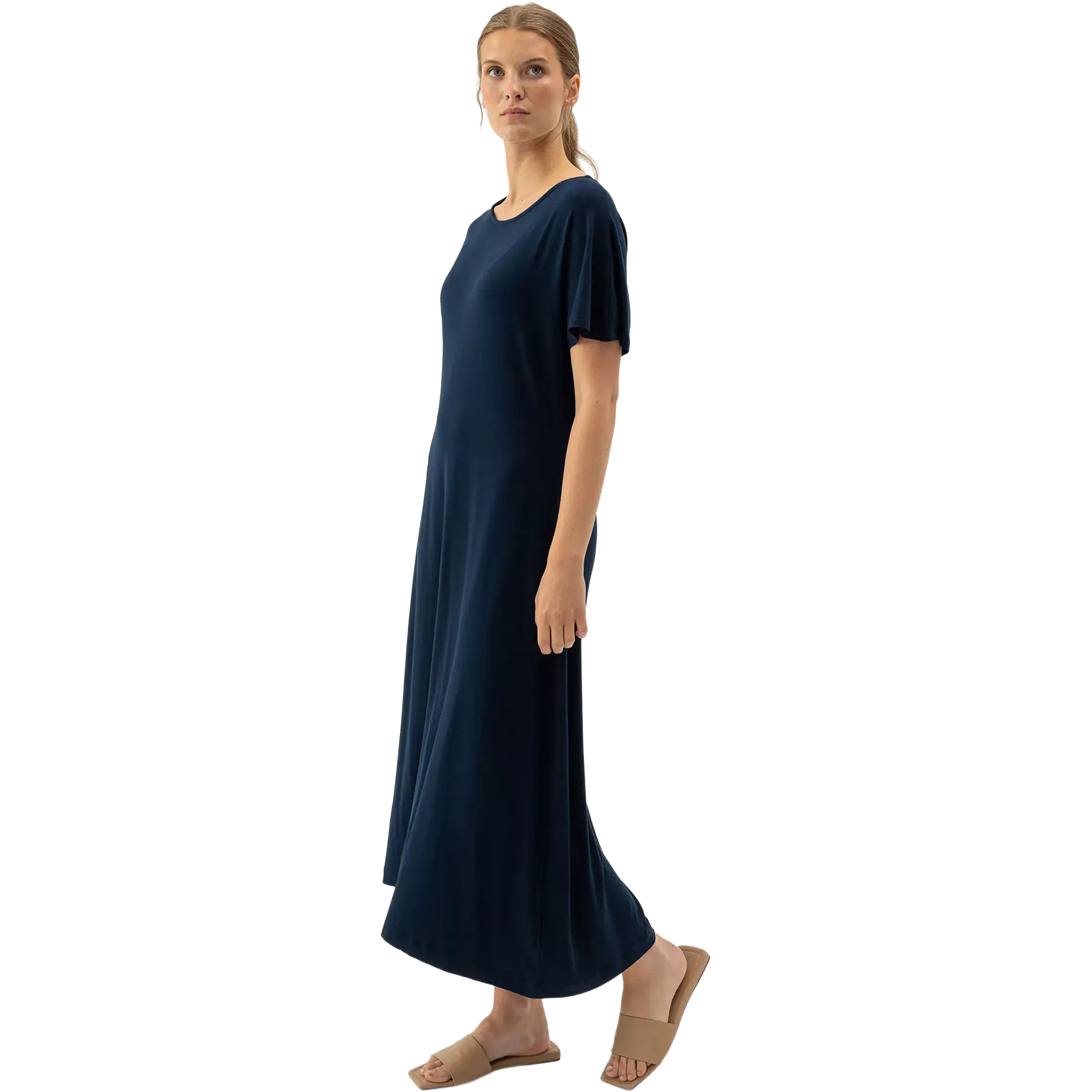 Holebrook Ellen Capsleeve Dress Women - Navy - M - Outdoor kjoler