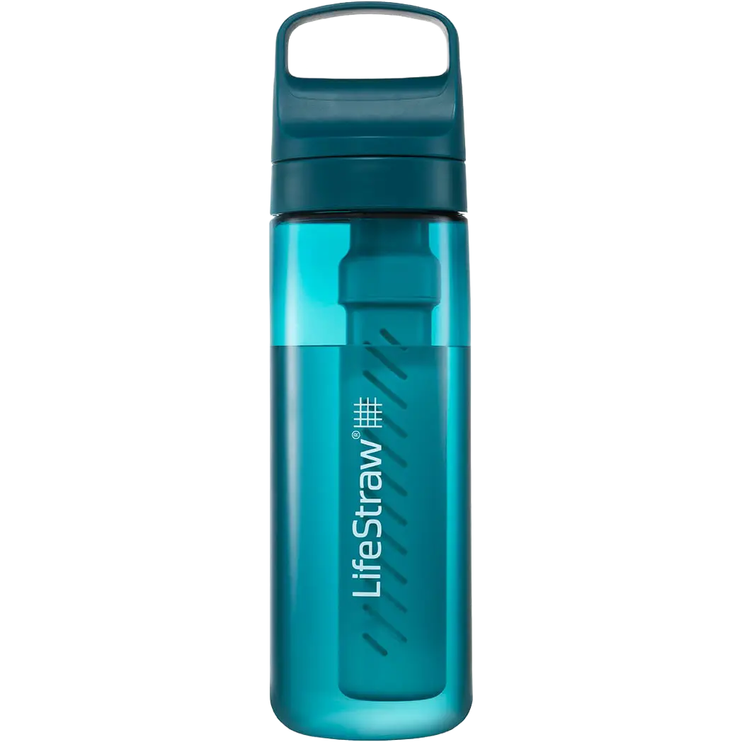 LifeStraw Go 2.0 Water Filter Bottle 22oz /0,65 liter - Laguna Teal - One size - Vandflaske
