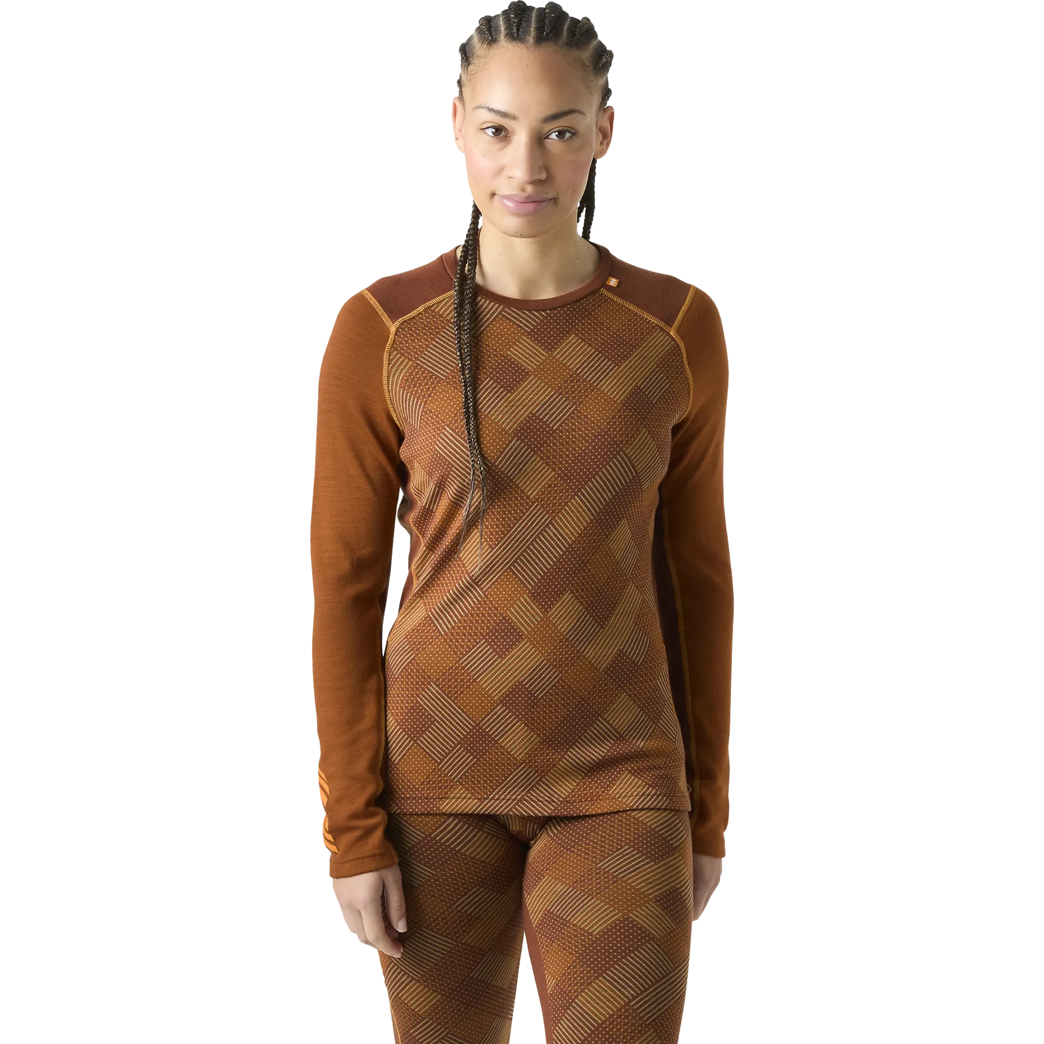 Lifa Merino Midweight Graphic Crew Women undertrøje