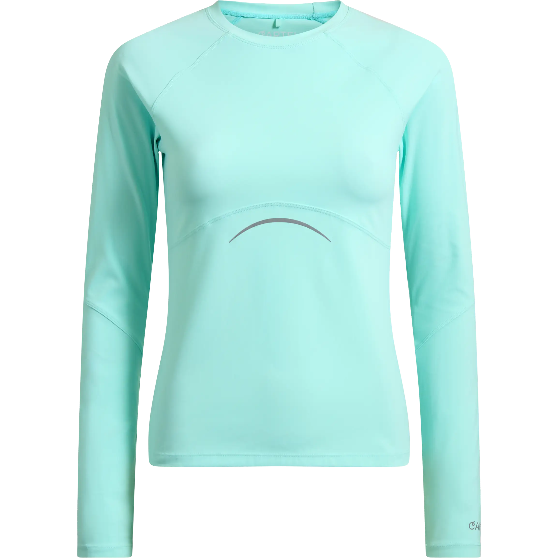 Copenhagen Cartel Vital Reflective Longsleeve Women - Mint - L - Langærmet T-shirts