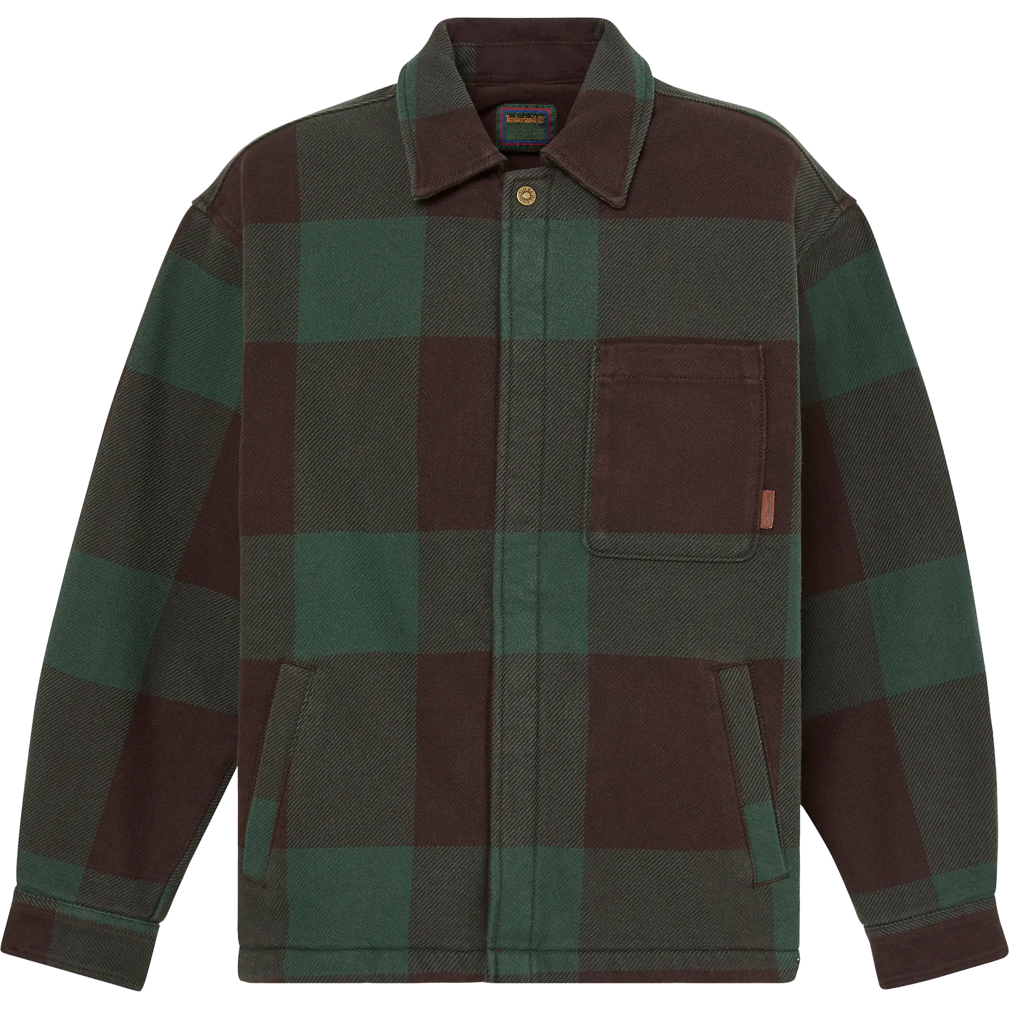 Fleece Lined Check Overshirt