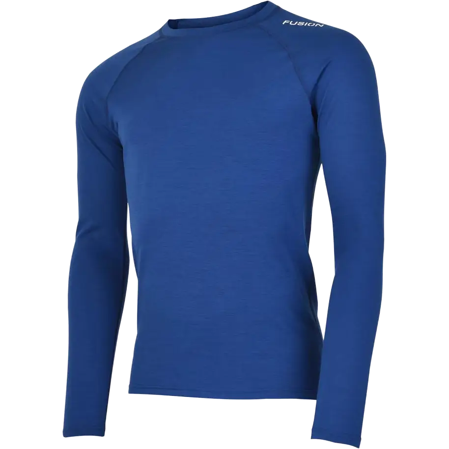 Fusion C3 Merino LS Men - Navy - XXL - Undertrøjer