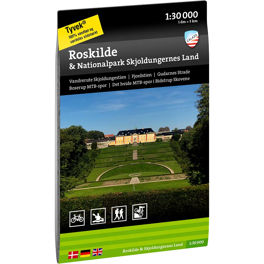 Calazo Roskilde & Nationalpark Skjoldungernes land kort - One size