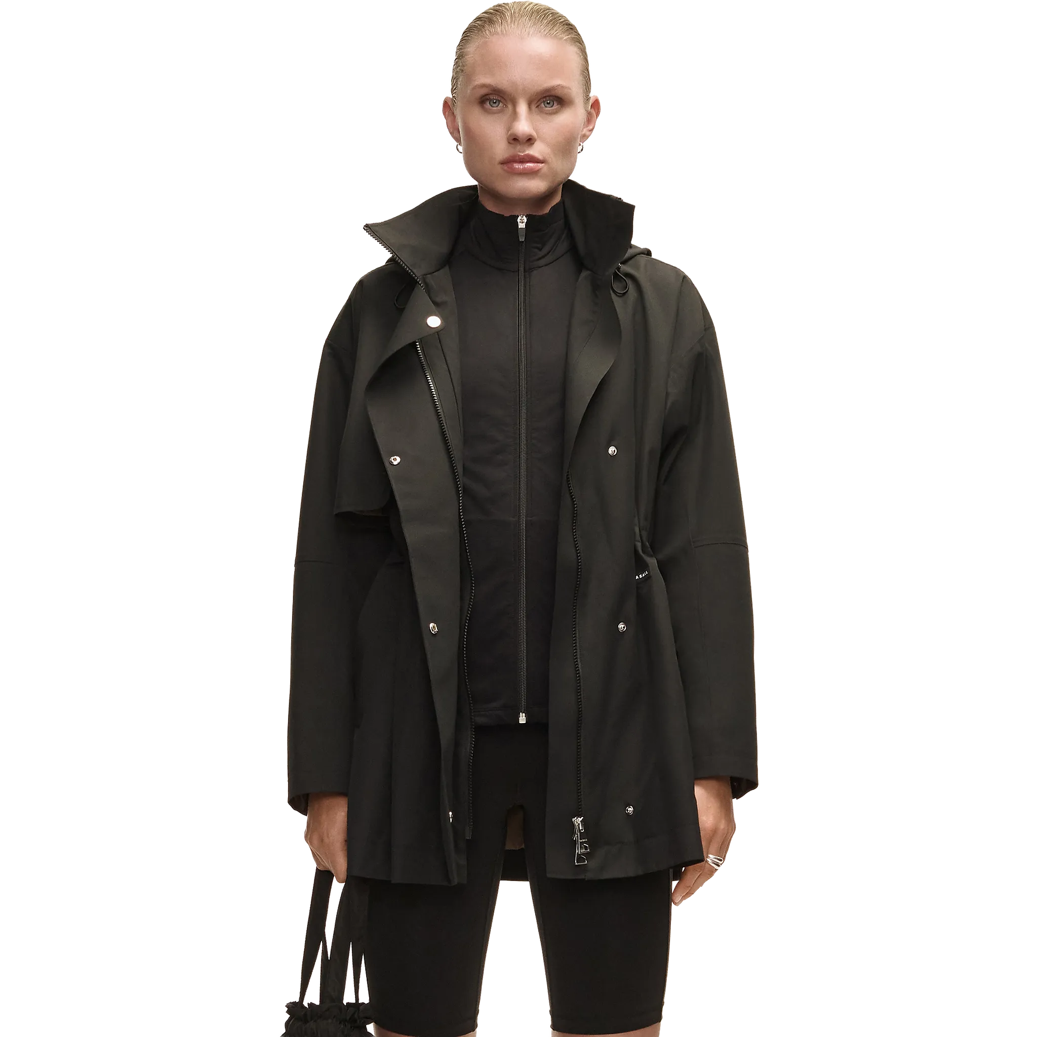 Scandi Trench Rain Coat Woman