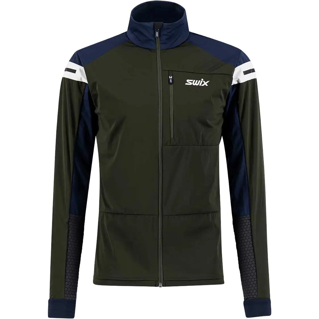 Swix Nordic XC Jacket Men softshell jakke - Dark Olive - S - Jakker