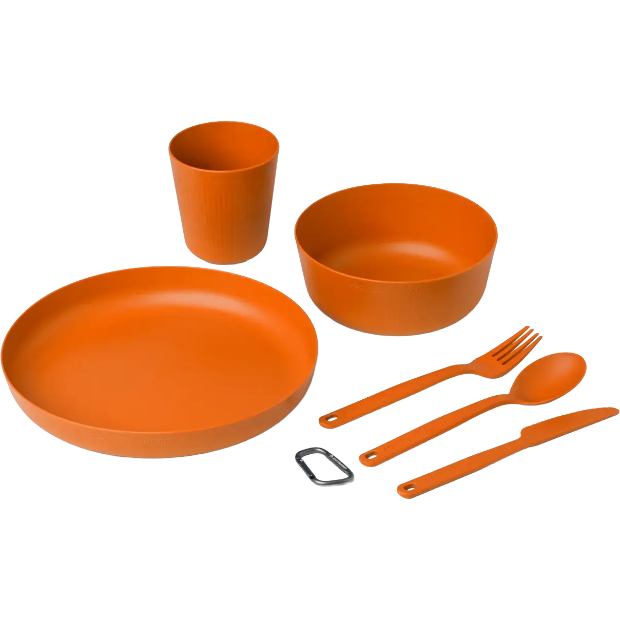 Sea to Summit Camp Dinnerware Set 6 Pieces - Burnt Orange - One size - Spisegrej