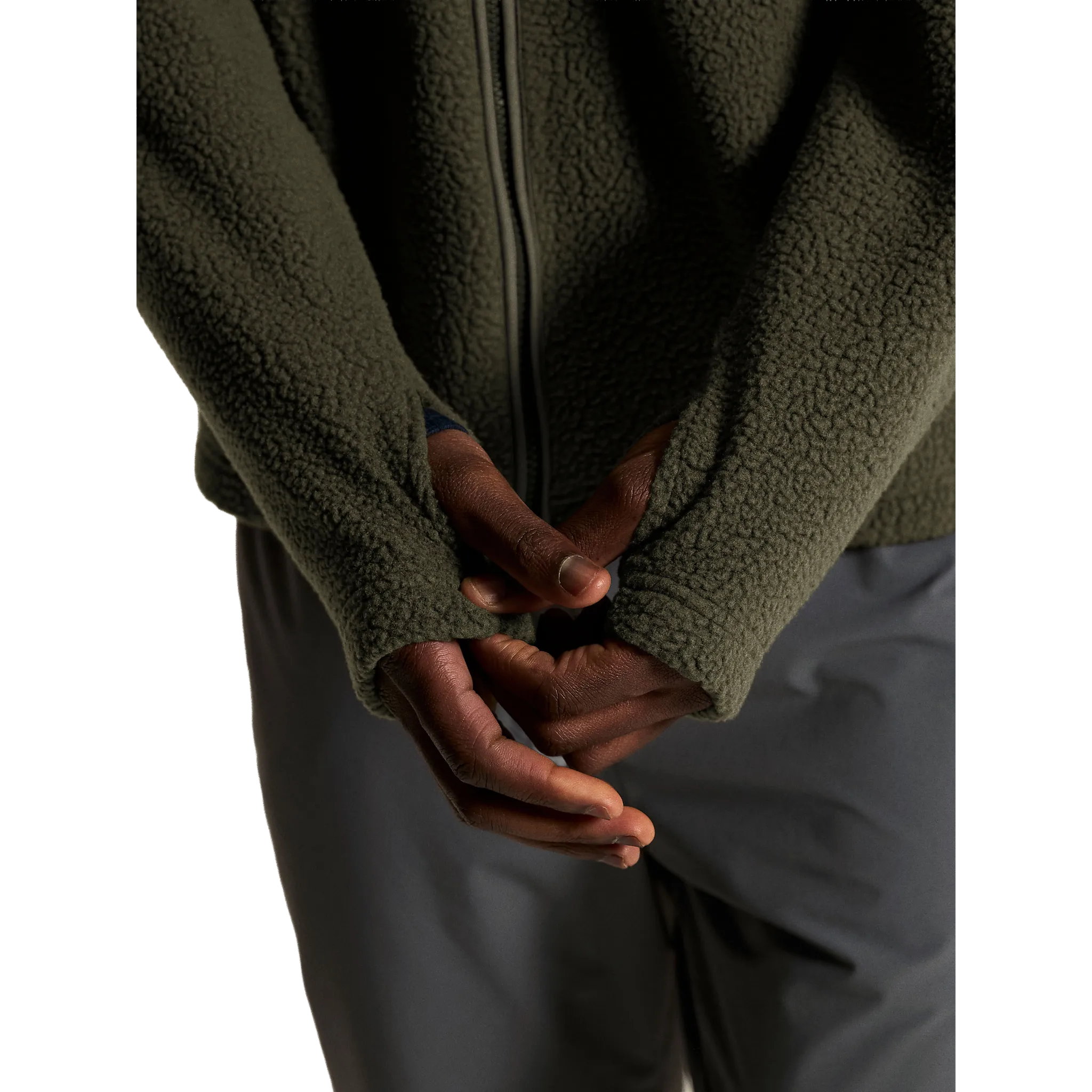 Join Pile Fleece FZ Hood Men