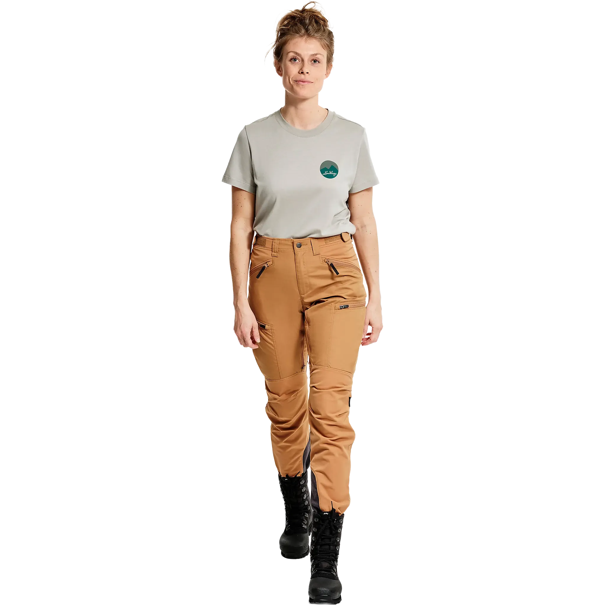 Makke High Waist Curved Pant Women damebukser