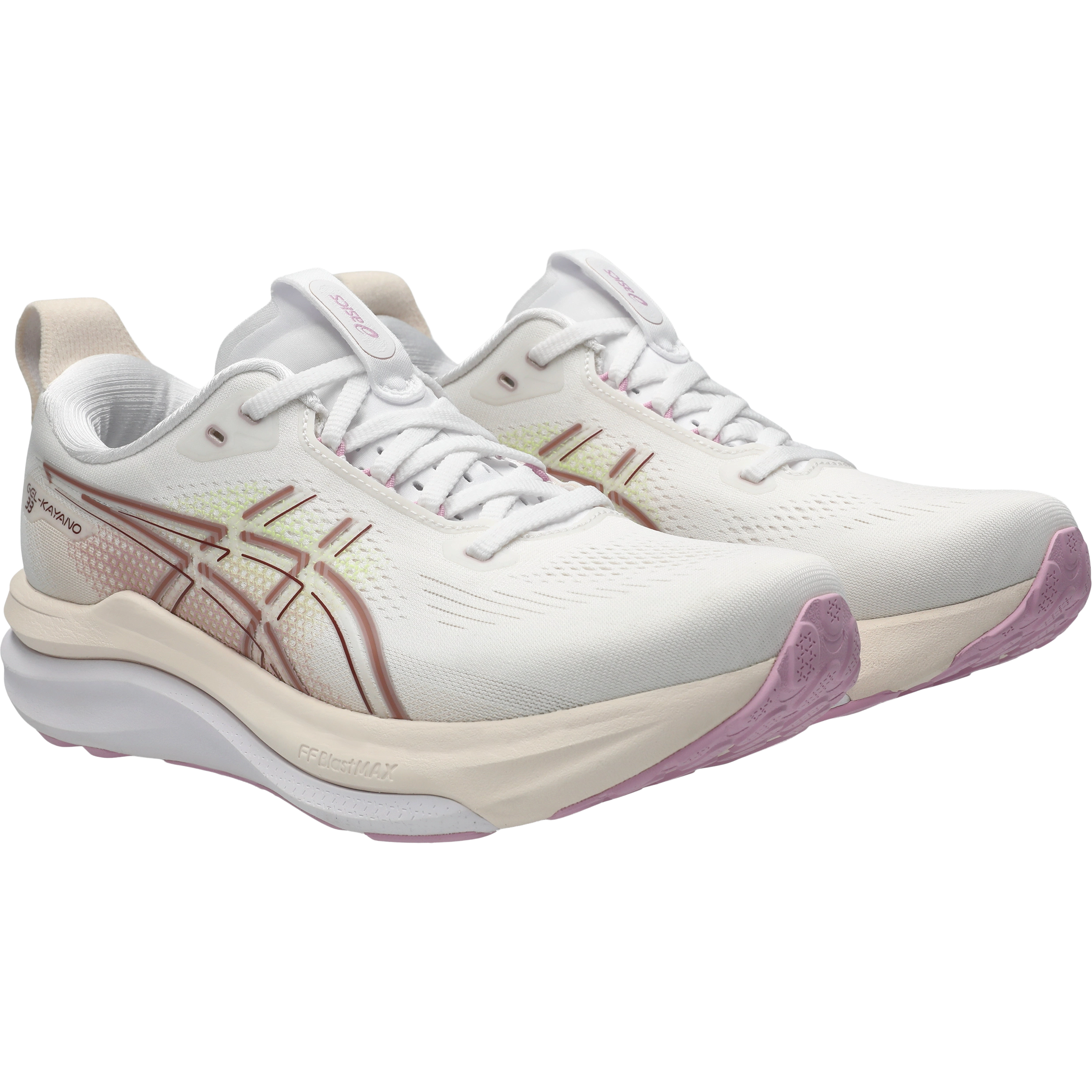 Asics Gel-Kayano 33 Women - White - US8/UK6/39,5 - Løbesko