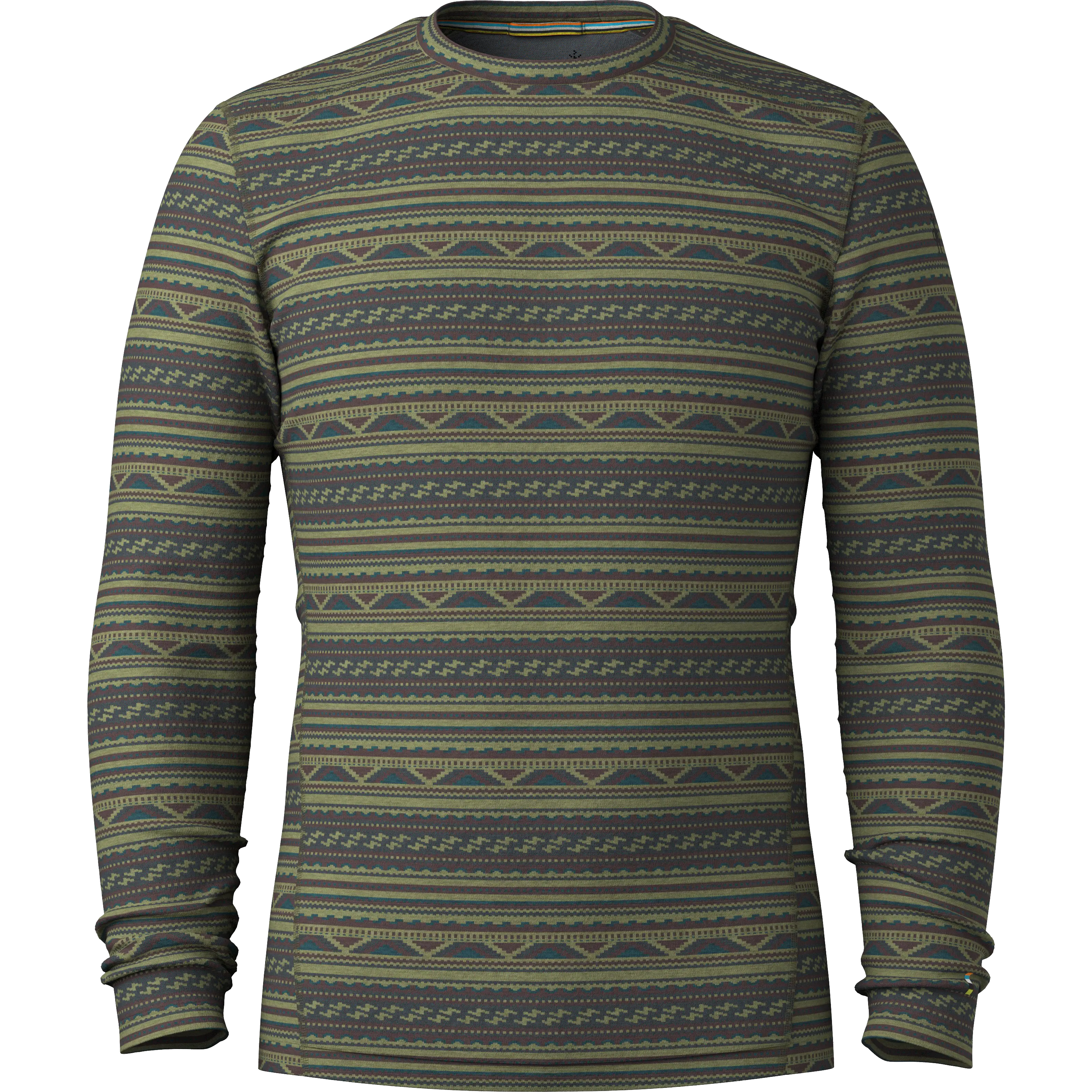 Smartwool Thermal Merino Baselayer Crew Men herreundertrøje - Wintermoss Summit Soul - XL - Undertrøjer
