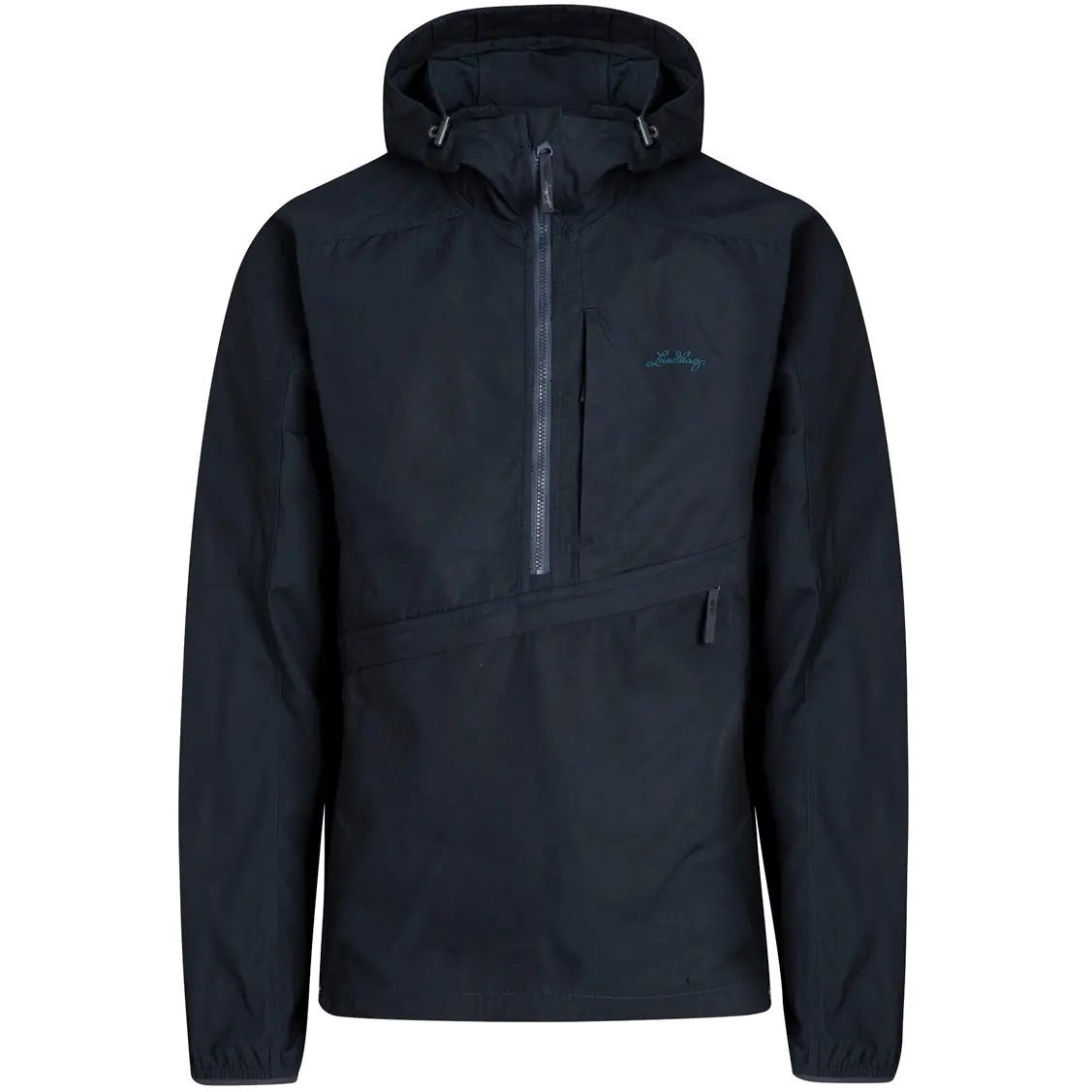 Lundhags Gliis II Anorak Men herrejakke - Deep Blue - M - Sommerjakker