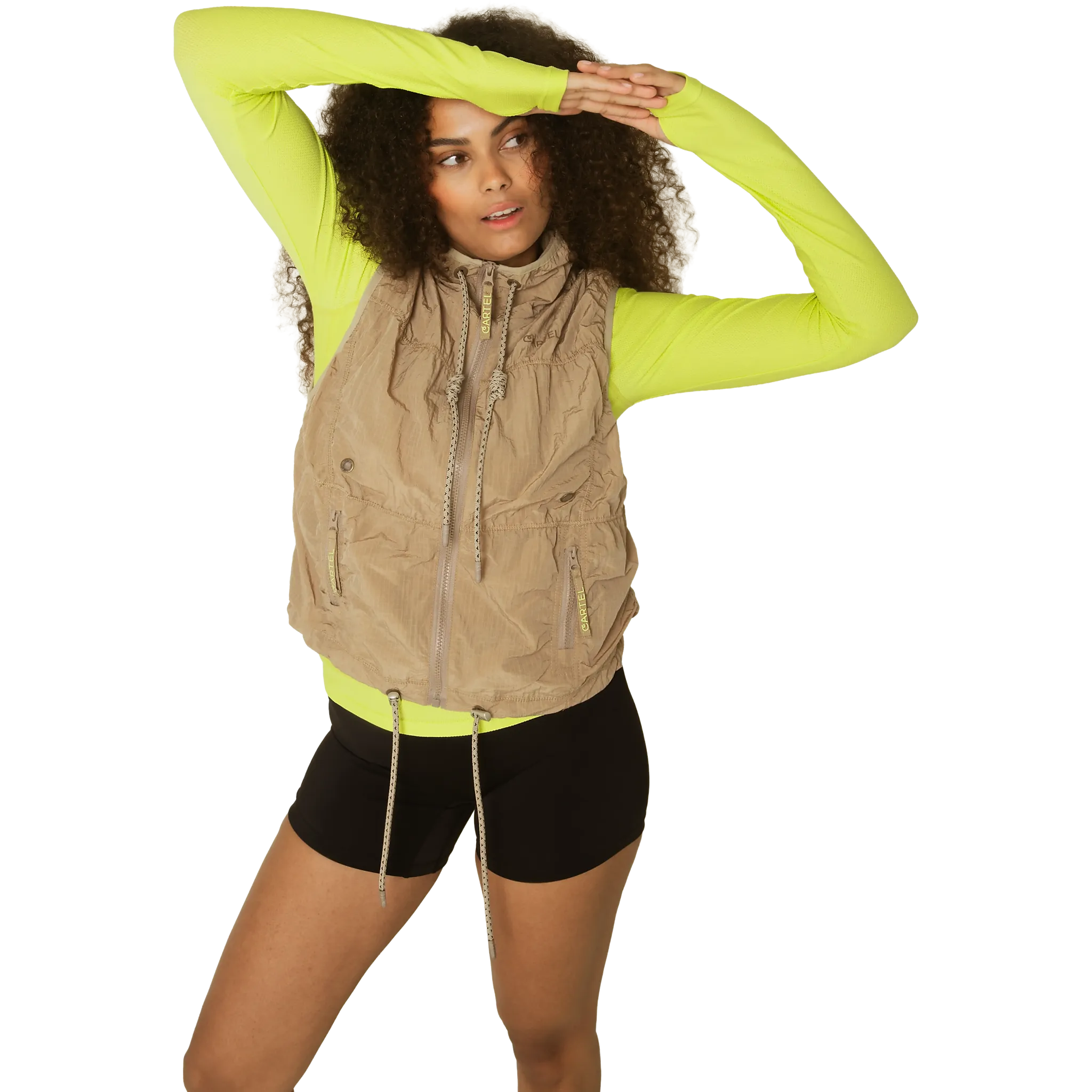 Trail Parachute Zip Vest Women