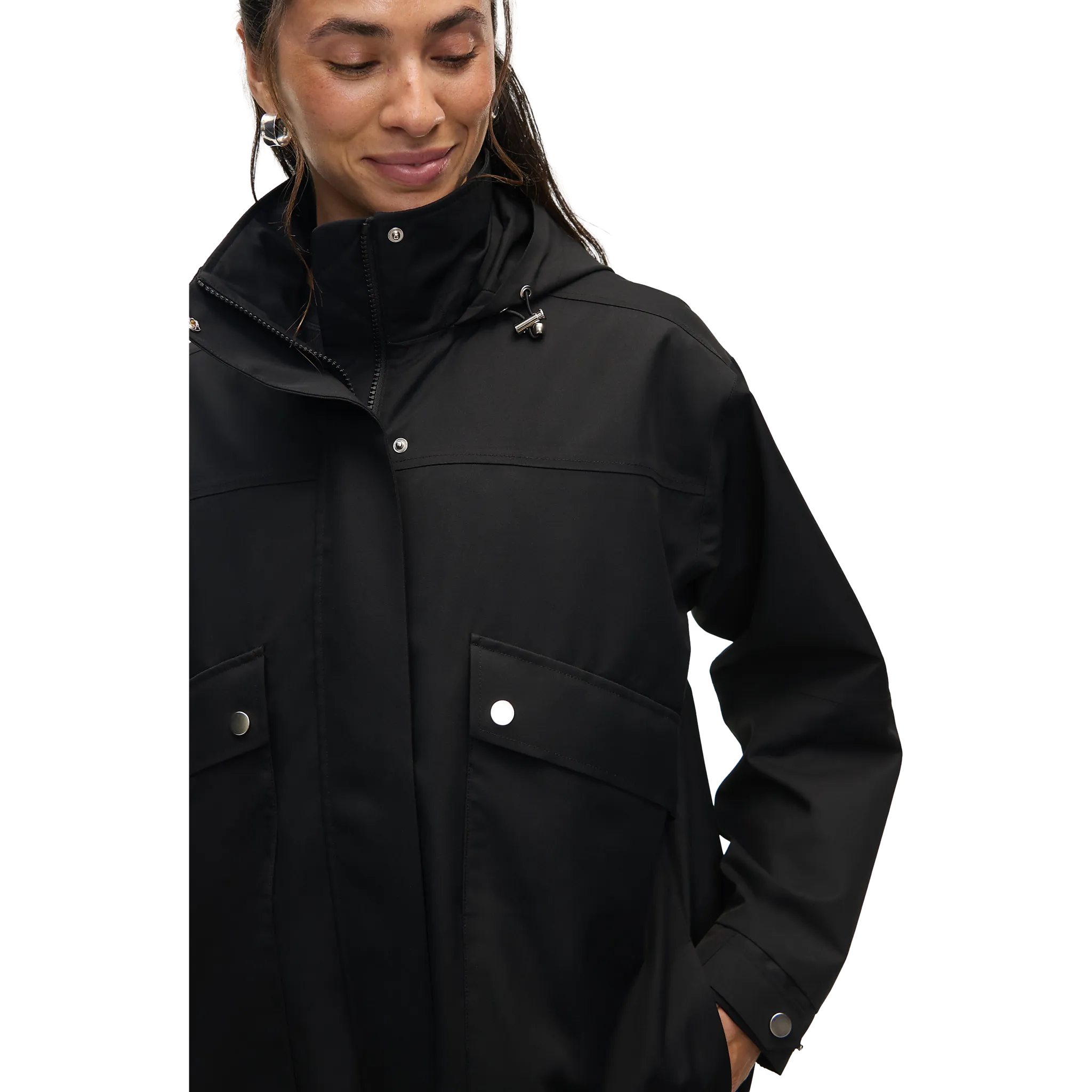 Light Padded Rain Parka Woman