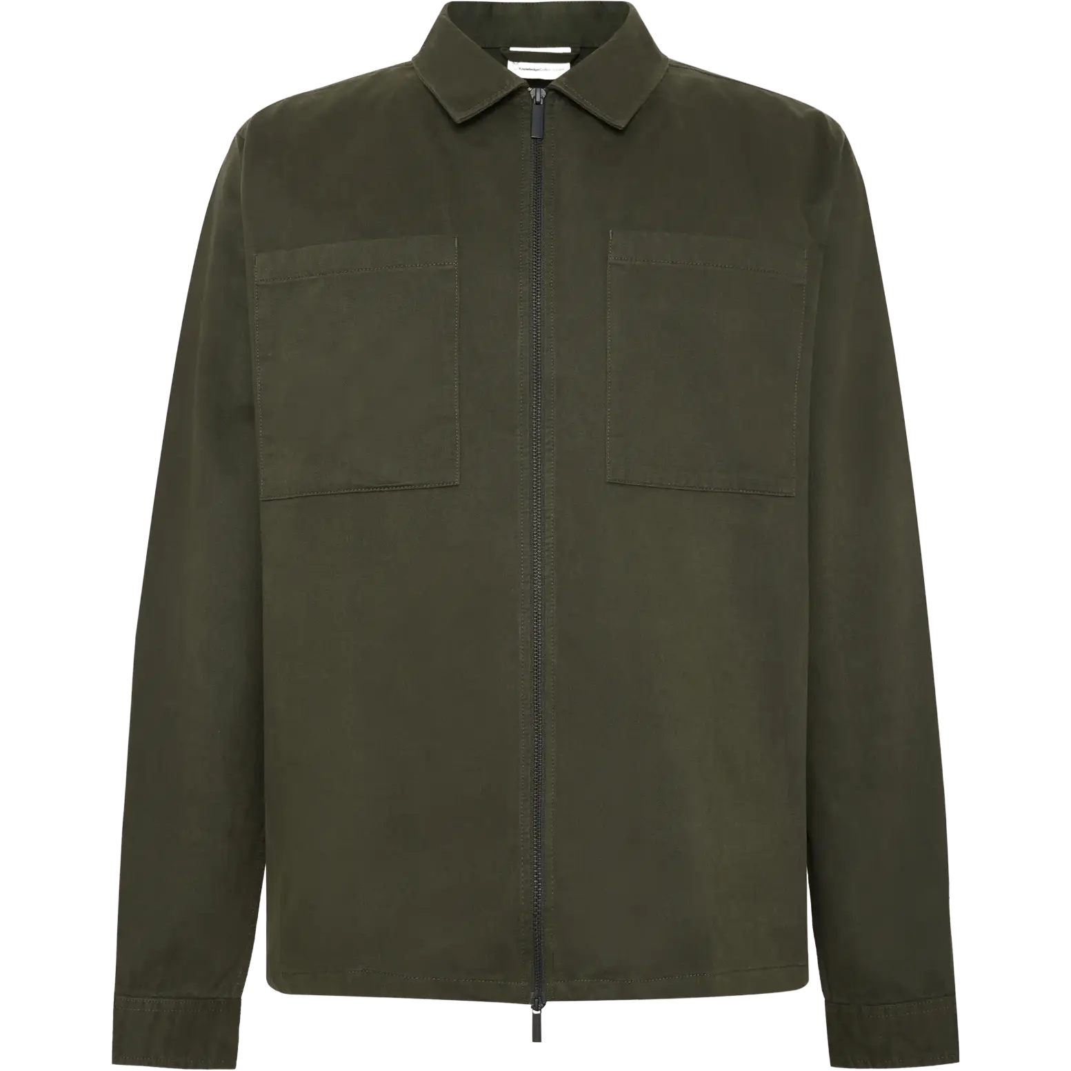 Knowledge Cotton Apparel Twill Overshirt Men - Forrest Night - XL - Sommerjakker