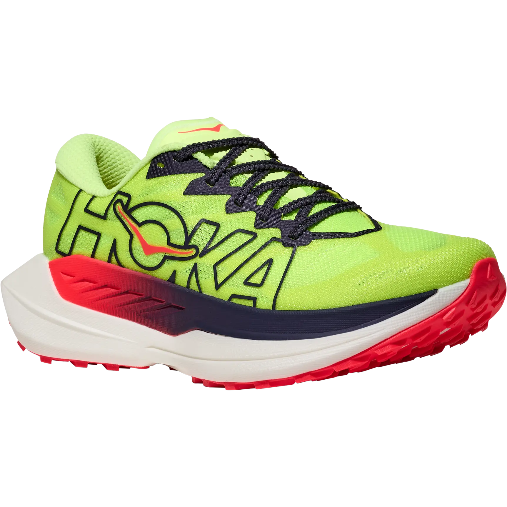 HOKA One One Rocket X Trail Men - Neon Yuzu/Neon Flame - 44 - Trailsko