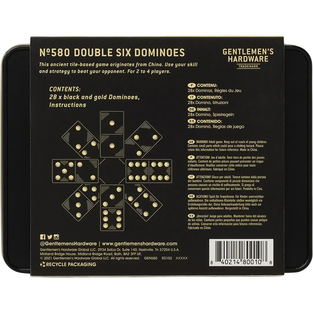 Dominos in a Tin spel