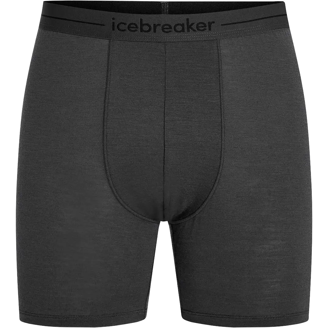 Icebreaker Anatomica Long Boxers Men boksershorts - Black - XL - Undertøj