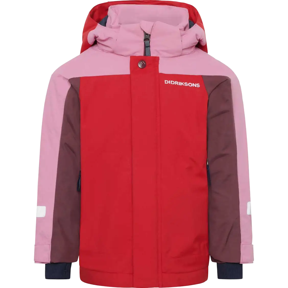 Didriksons Neptun Kids Jacket 4 vinterjakke - Pomme Red - 110 cm - Vinterjakker til børn