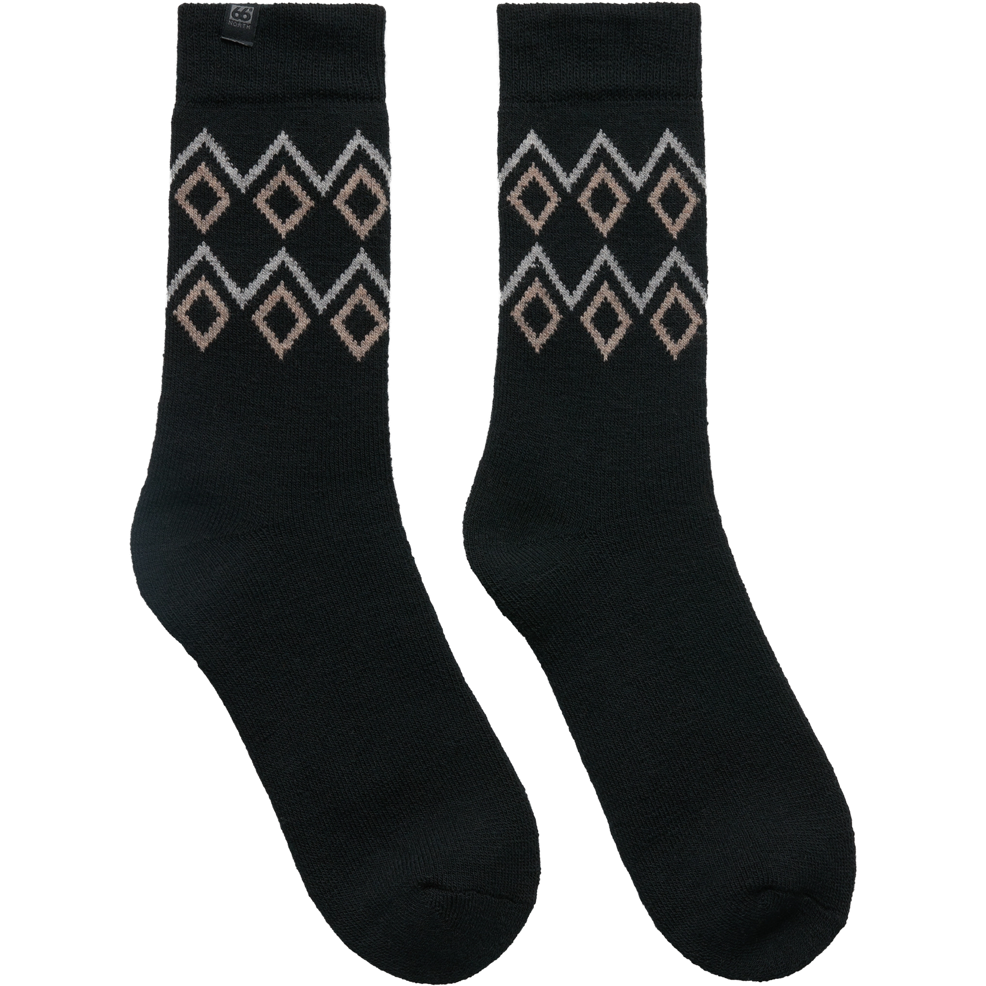 66°North Kaldi Socks - Black - S - Uldsokker