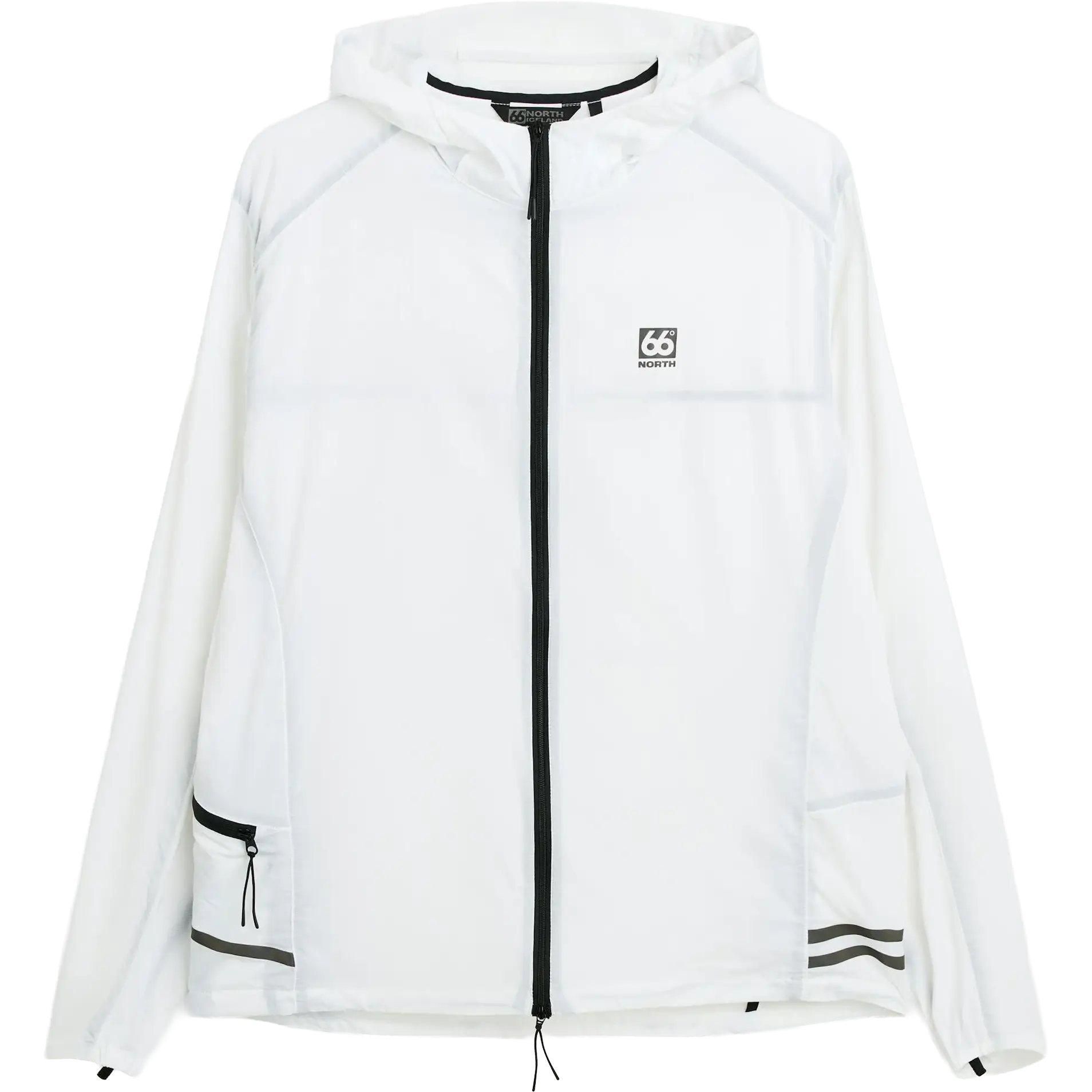 66°North Helgafell Jacket Men løbejakke - White - M - Vindjakker